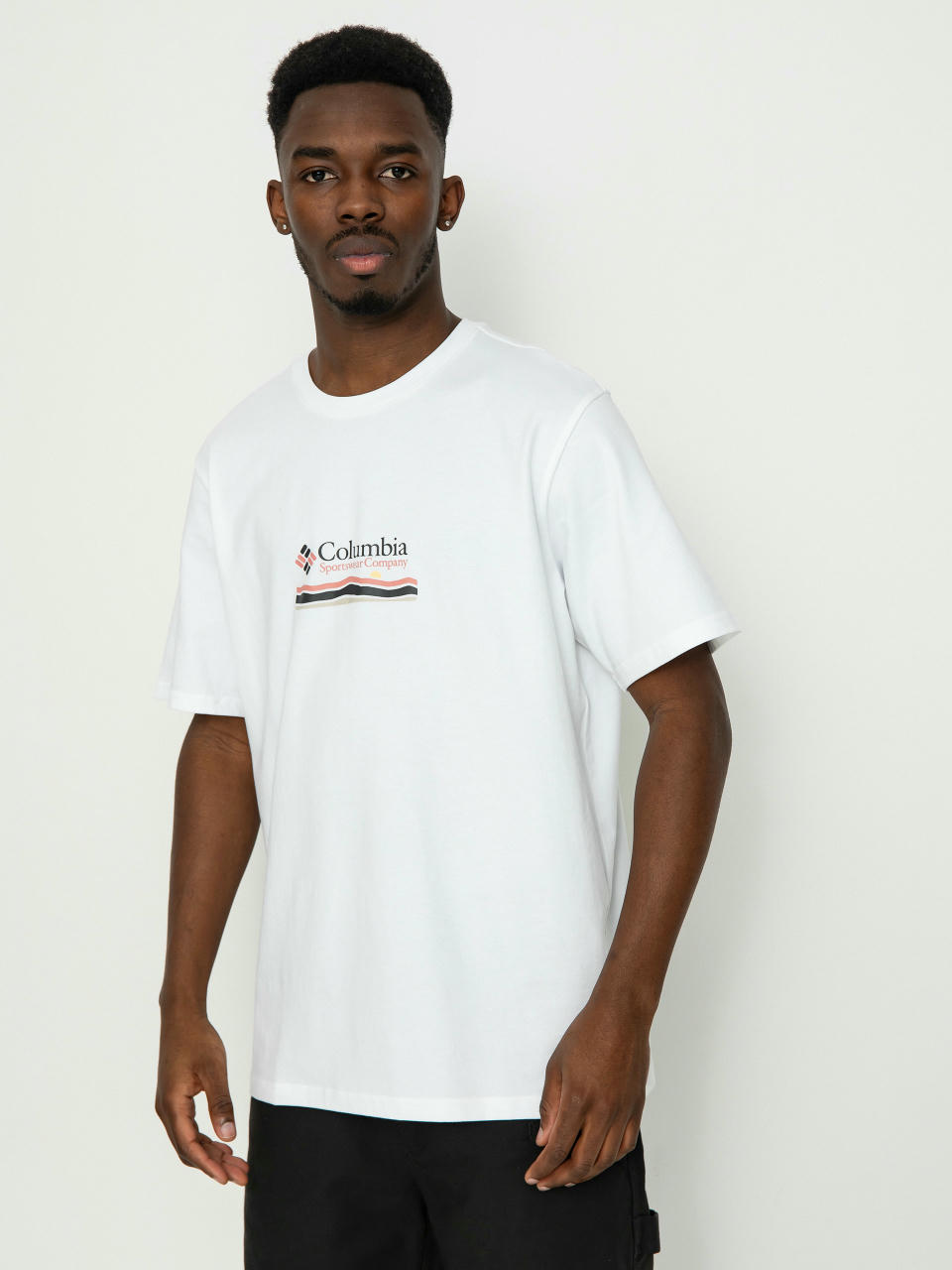 T-shirt Columbia Explorers Canyon Back (white/heritage hills)