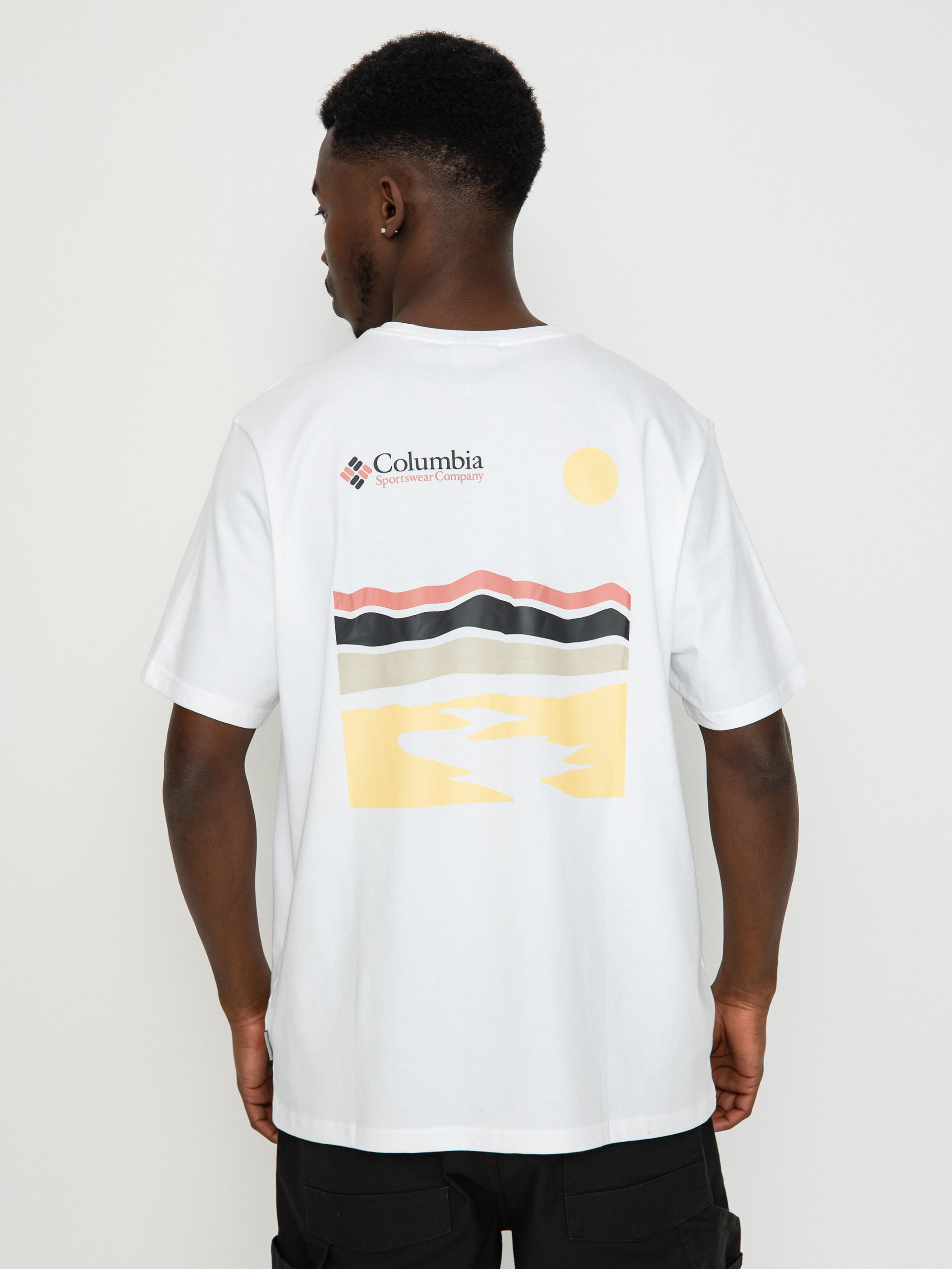 T-shirt Columbia Explorers Canyon Back (white/heritage hills)