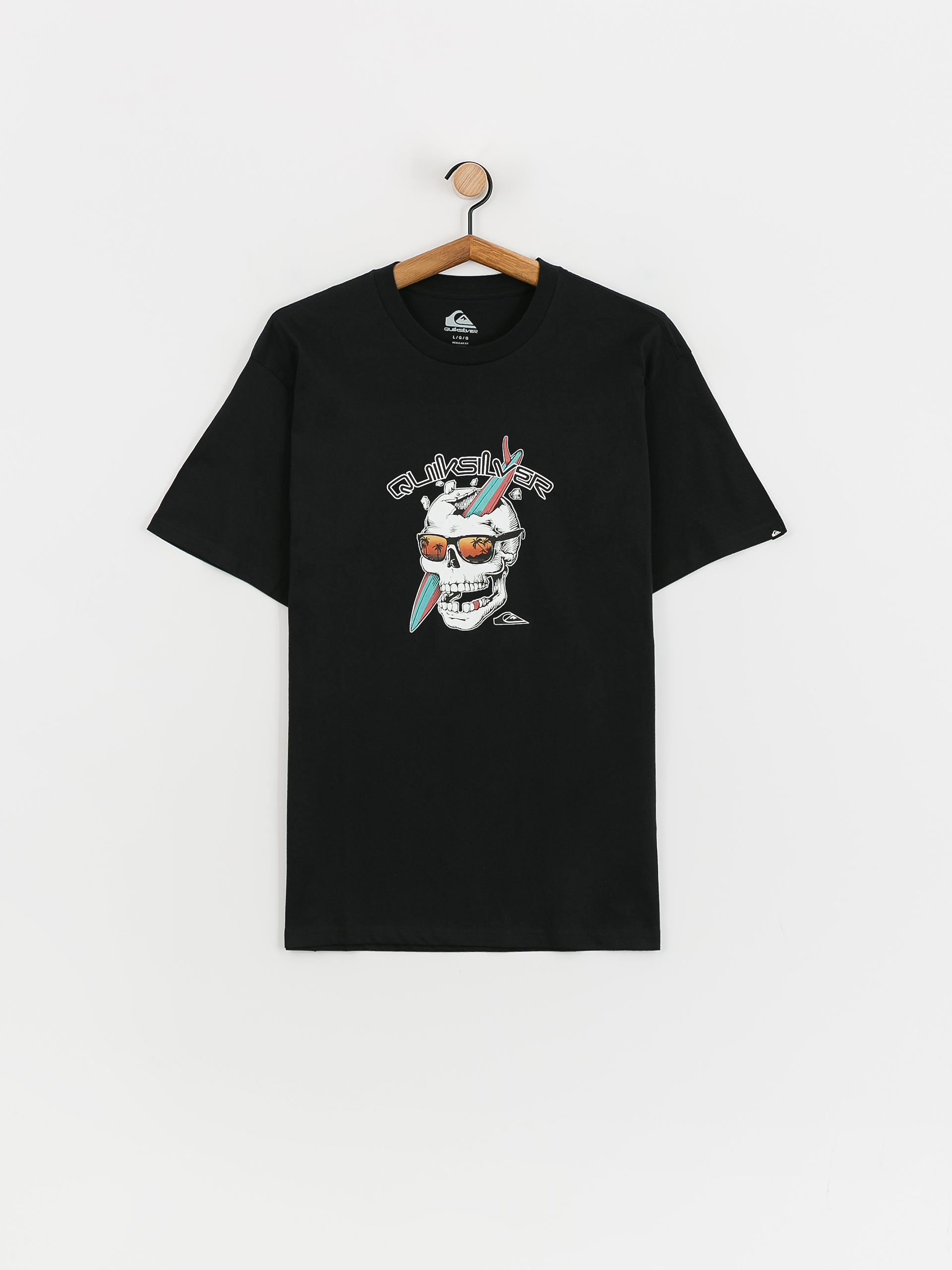 T-shirt Quiksilver One Last Surf (black)