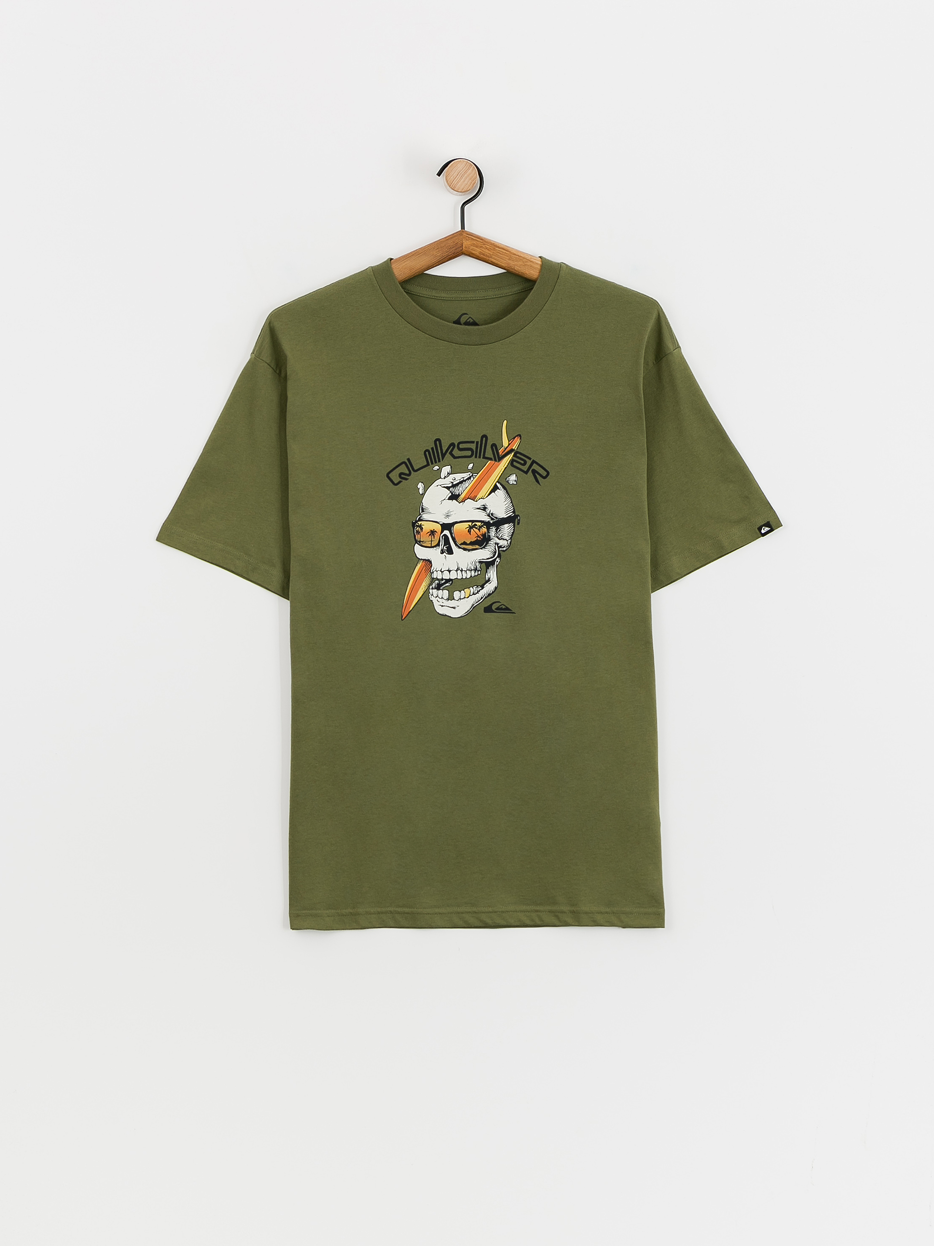 T-shirt Quiksilver One Last Surf (four leaf clover)