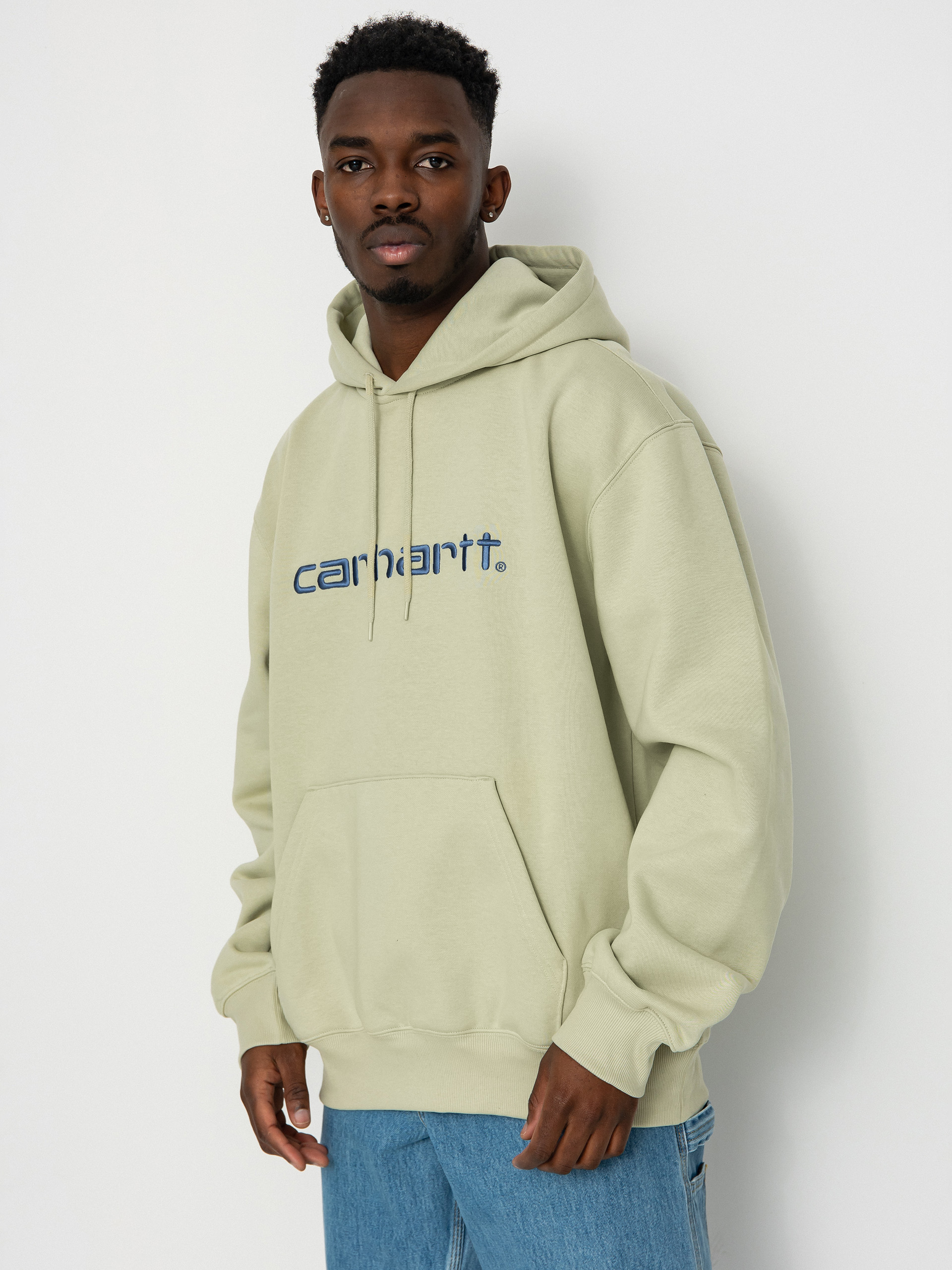 Bluza z kapturem Carhartt WIP Carhartt HD (beryl/sorrent)