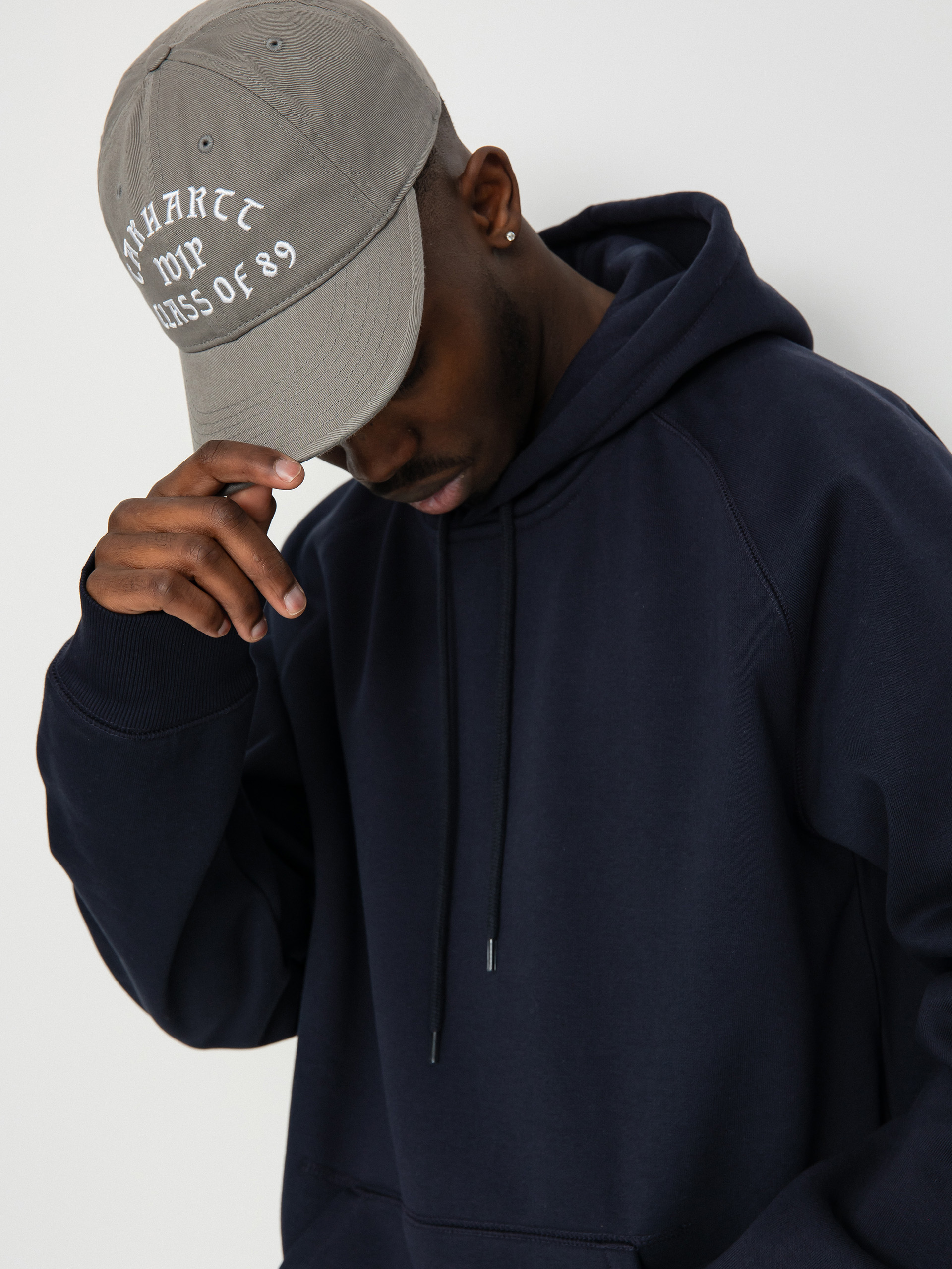 Bluza z kapturem Carhartt WIP Chase HD (dark navy/gold)