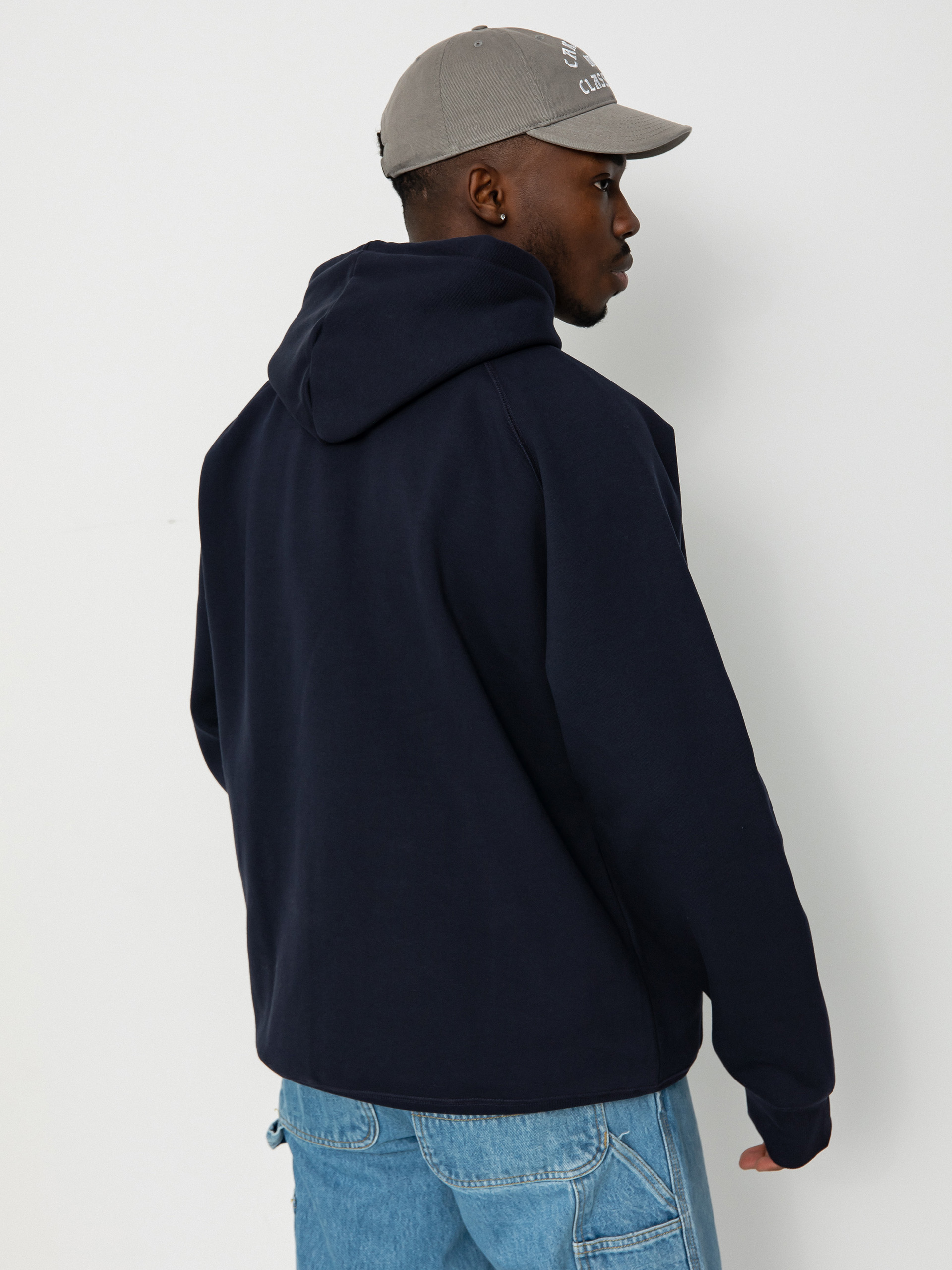 Bluza z kapturem Carhartt WIP Chase HD (dark navy/gold)