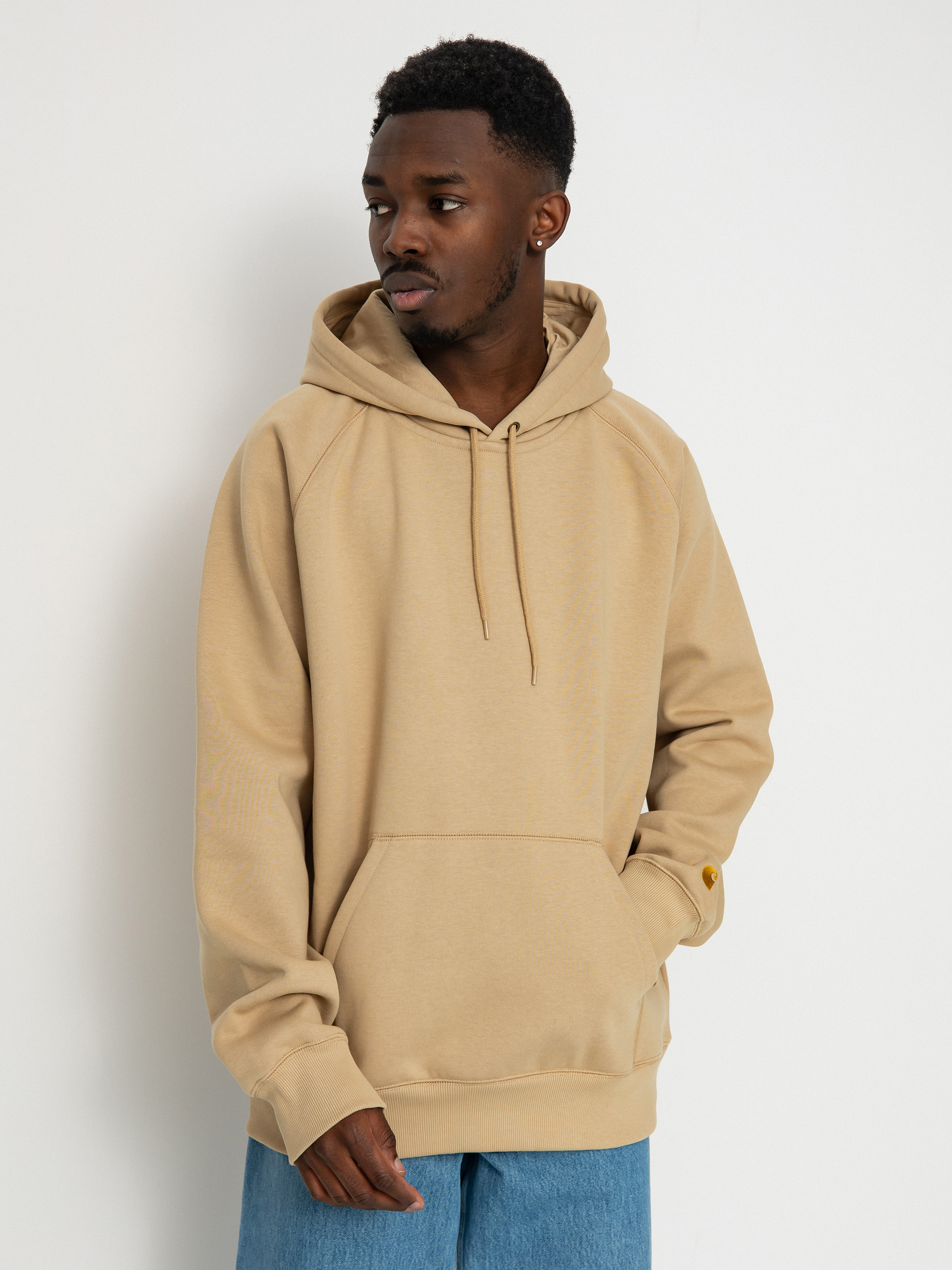 Bluza z kapturem Carhartt WIP Chase HD (sable/gold)