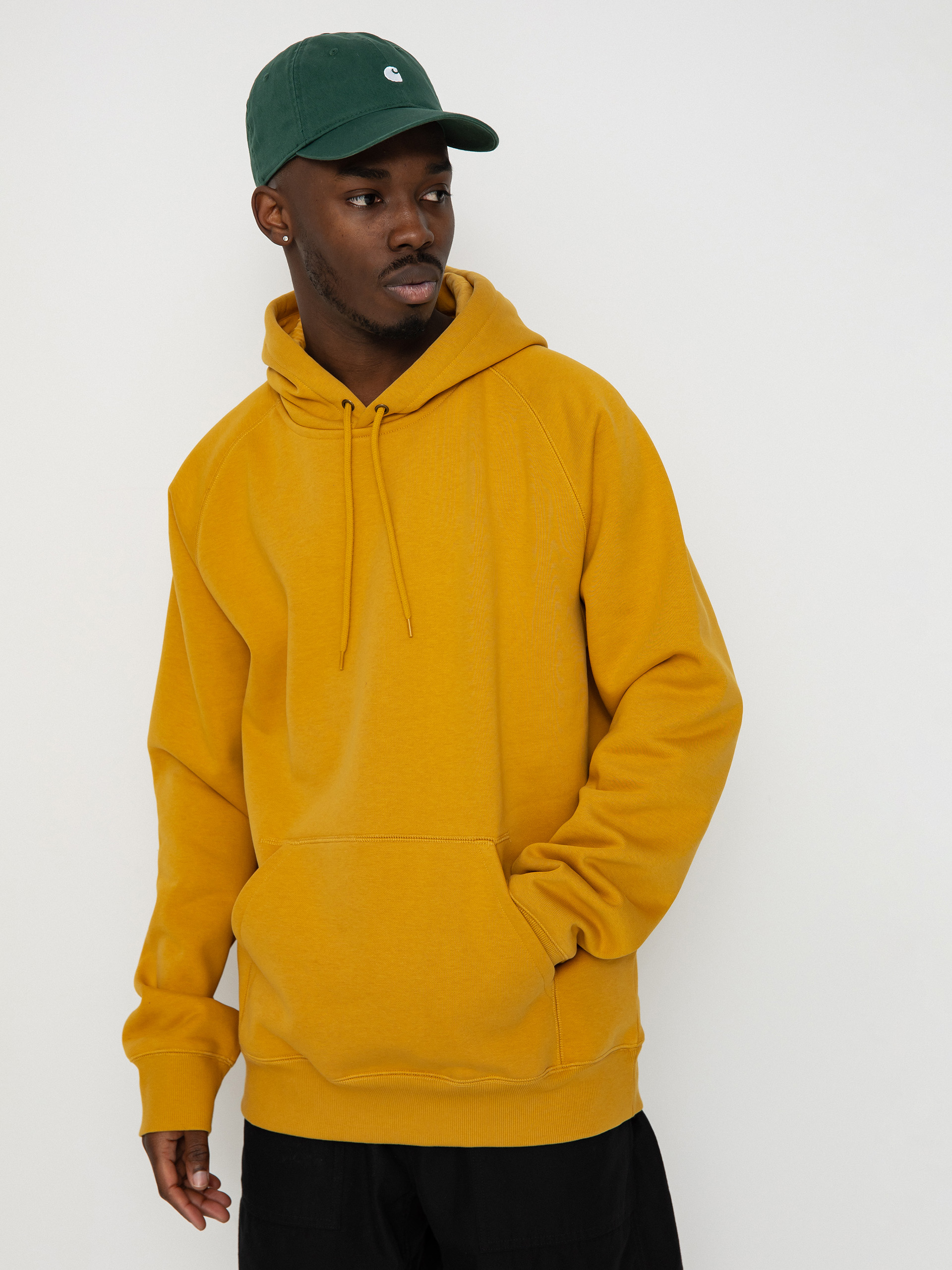Bluza z kapturem Carhartt WIP Chase HD (sunray/gold)