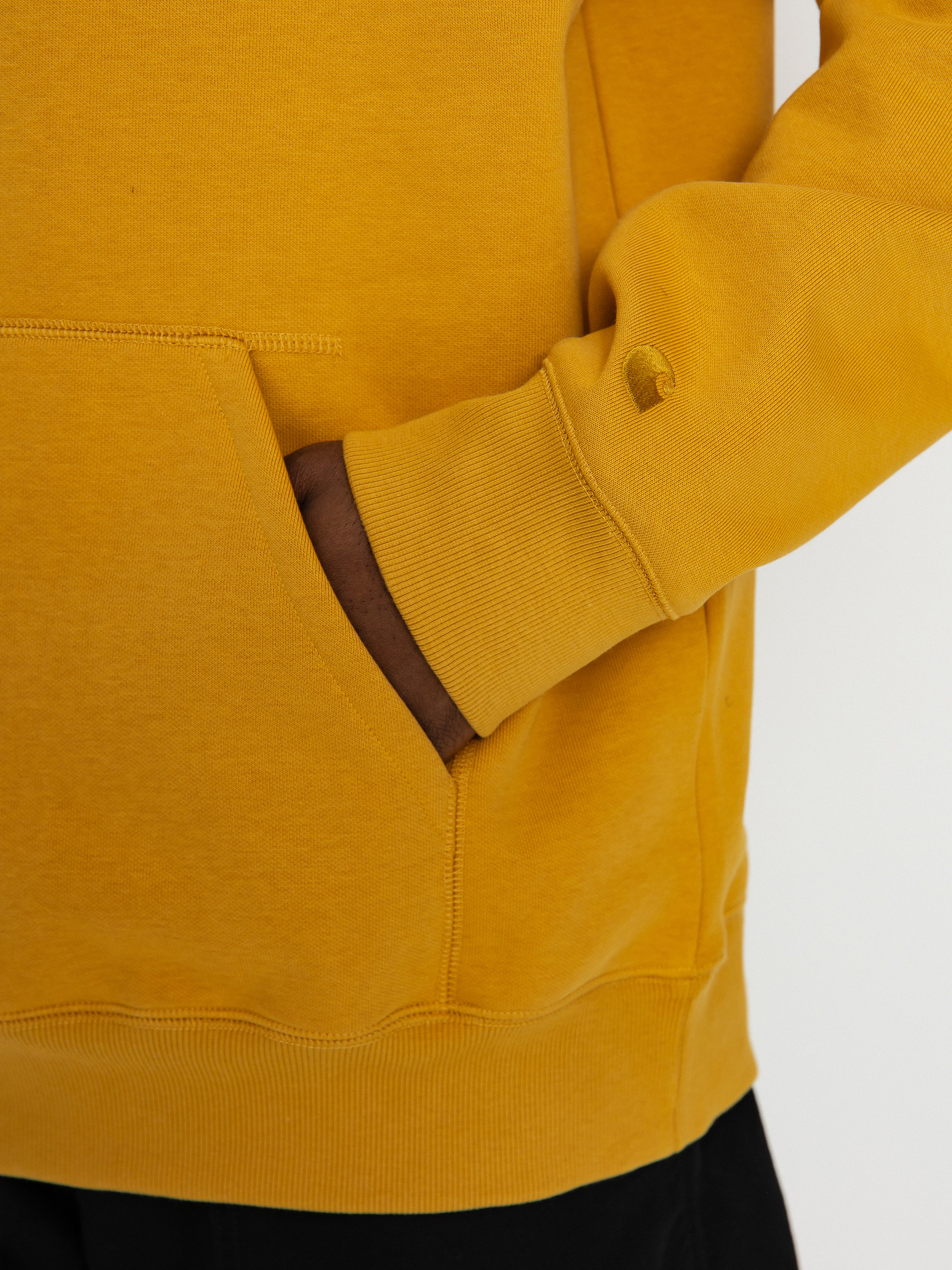 Bluza z kapturem Carhartt WIP Chase HD (sunray/gold)