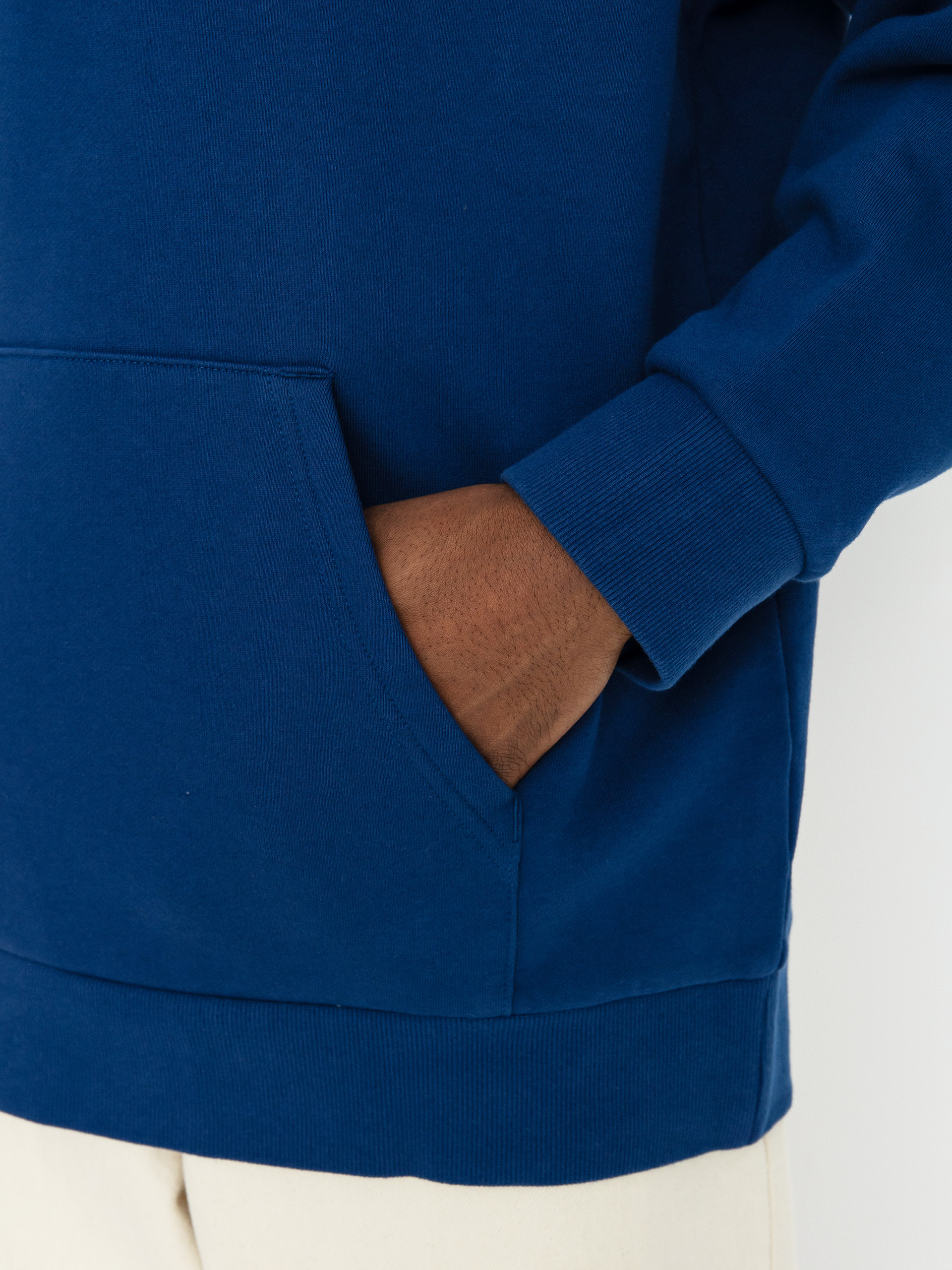 Bluza z kapturem Carhartt WIP Script Embroidery HD (elder/white)