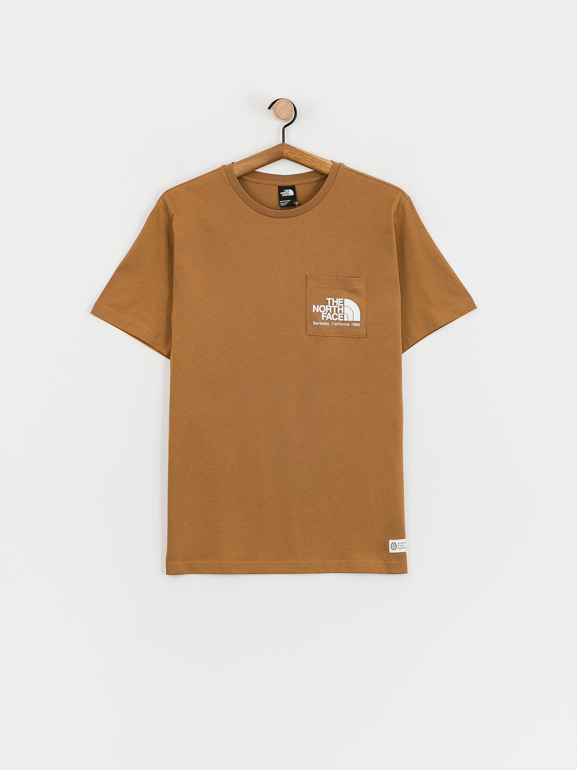 T-shirt The North Face Berkeley California Pocket (utility brown)