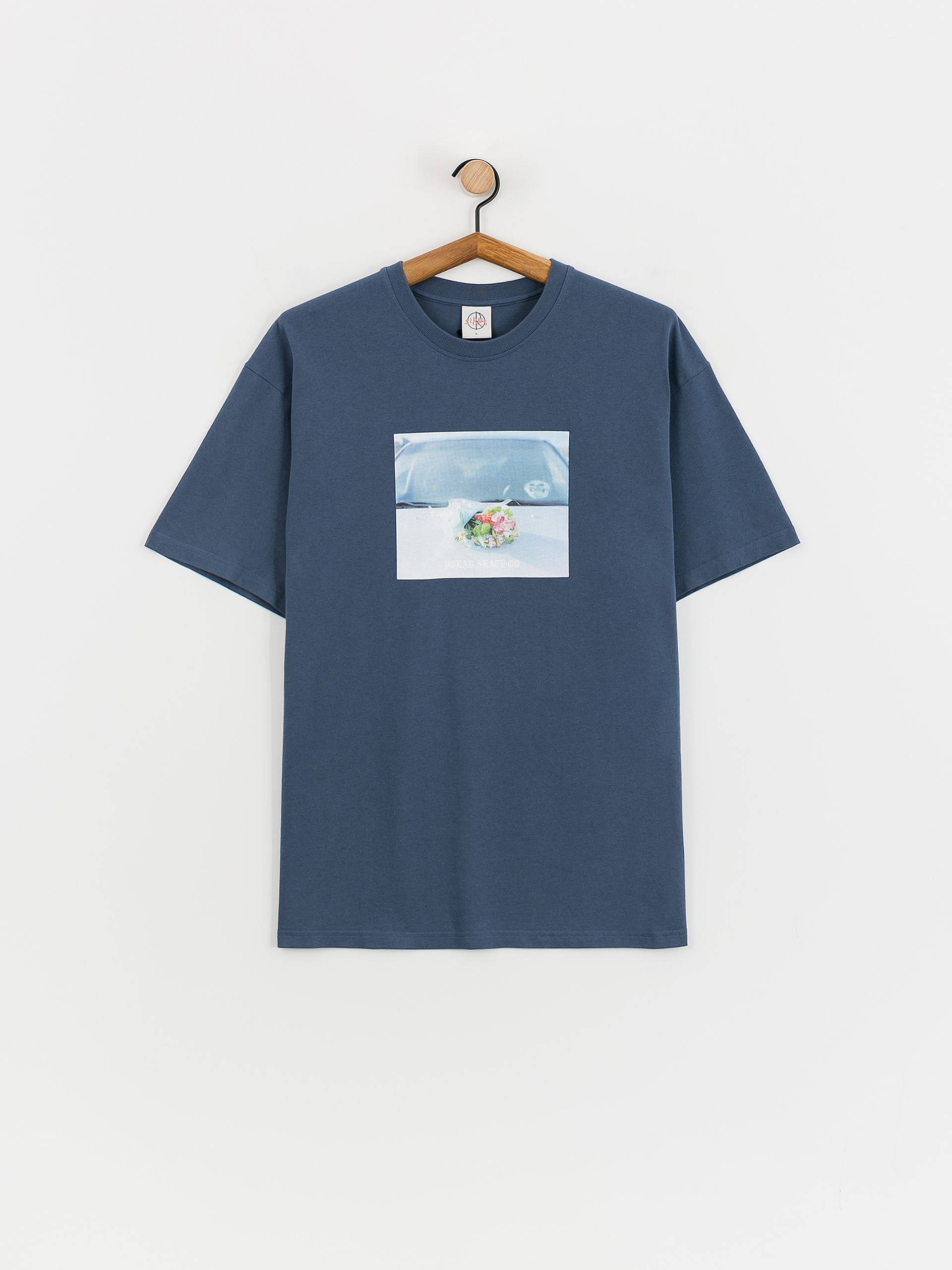 T-shirt Polar Skate Dead Flowers (grey blue)