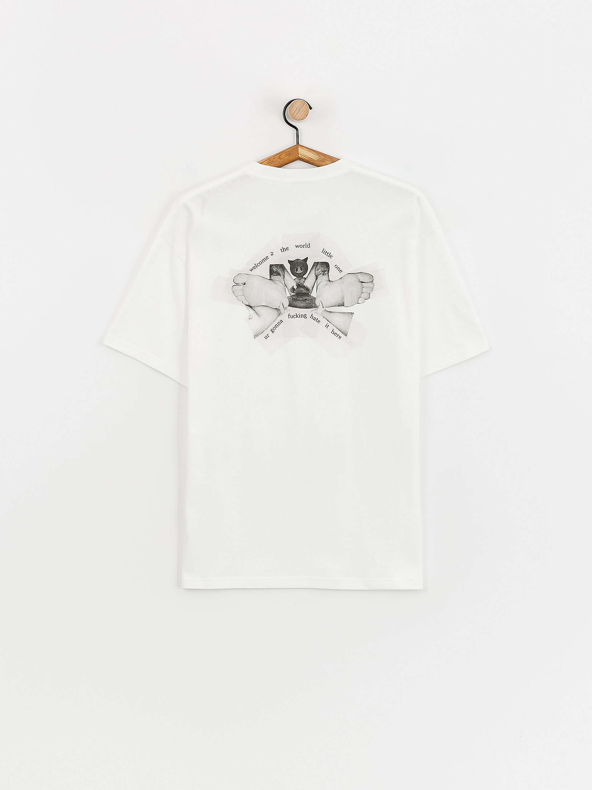 T-shirt Polar Skate Welcome 2 The World (white)