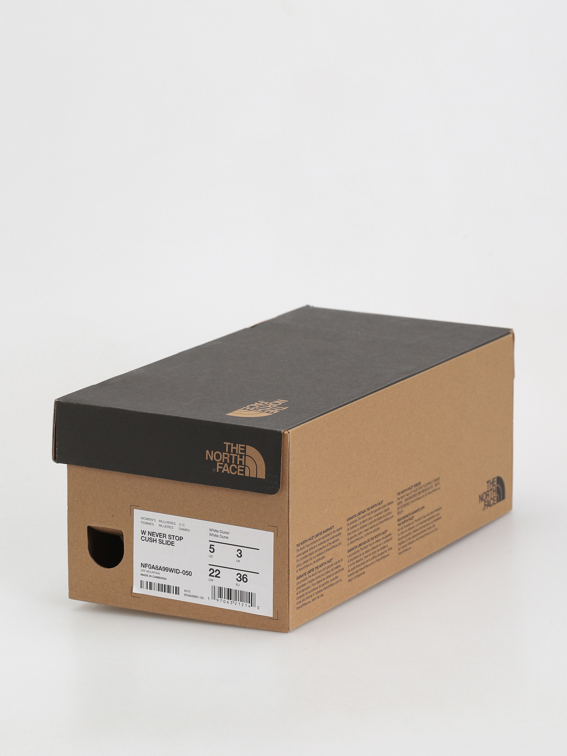 Klapki The North Face Never Stop Cush Wmn (white dune/white dune)