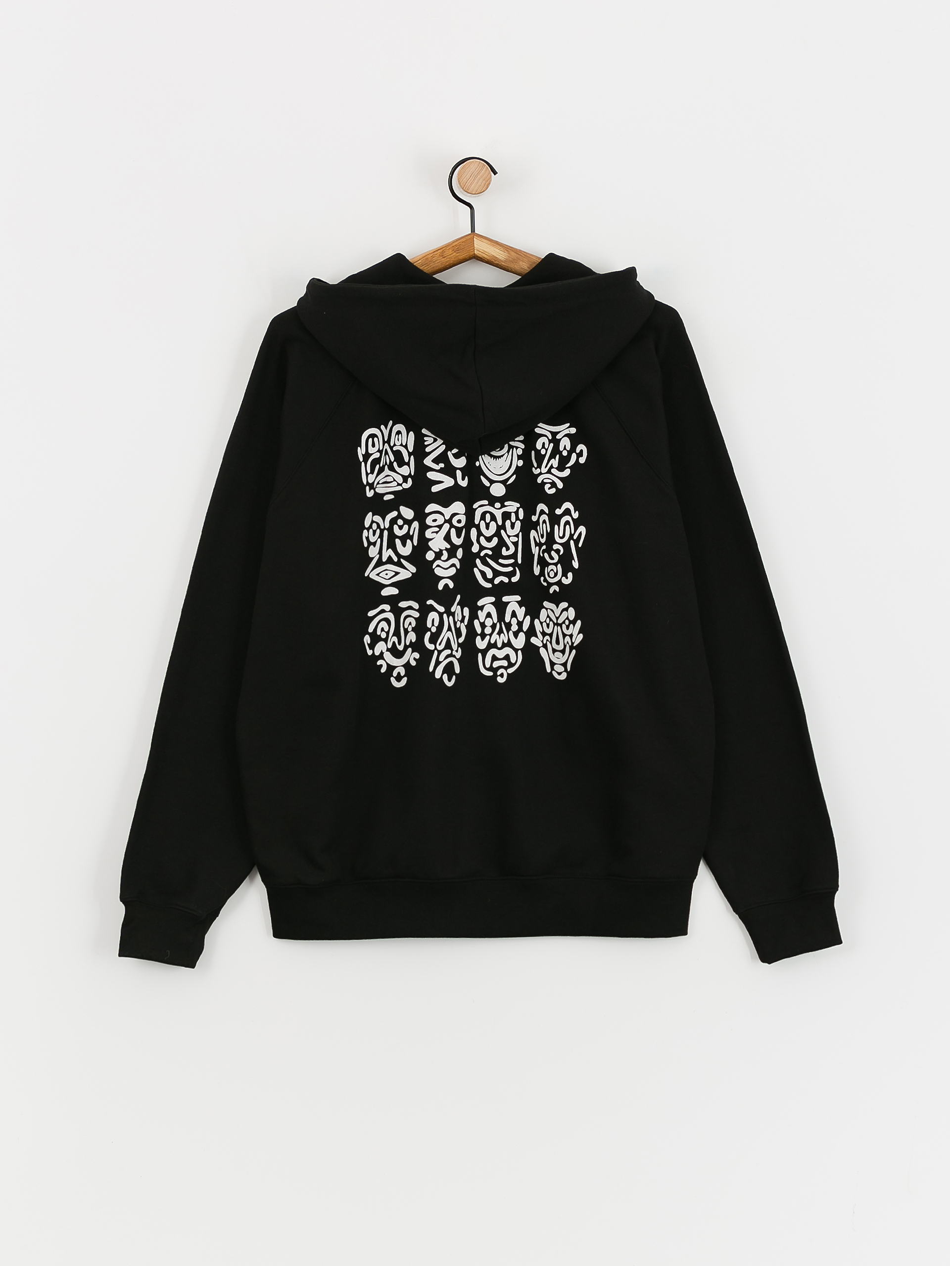 Bluza z kapturem Polar Skate Default Zip Hoodie 12 Faces ZHD (black)