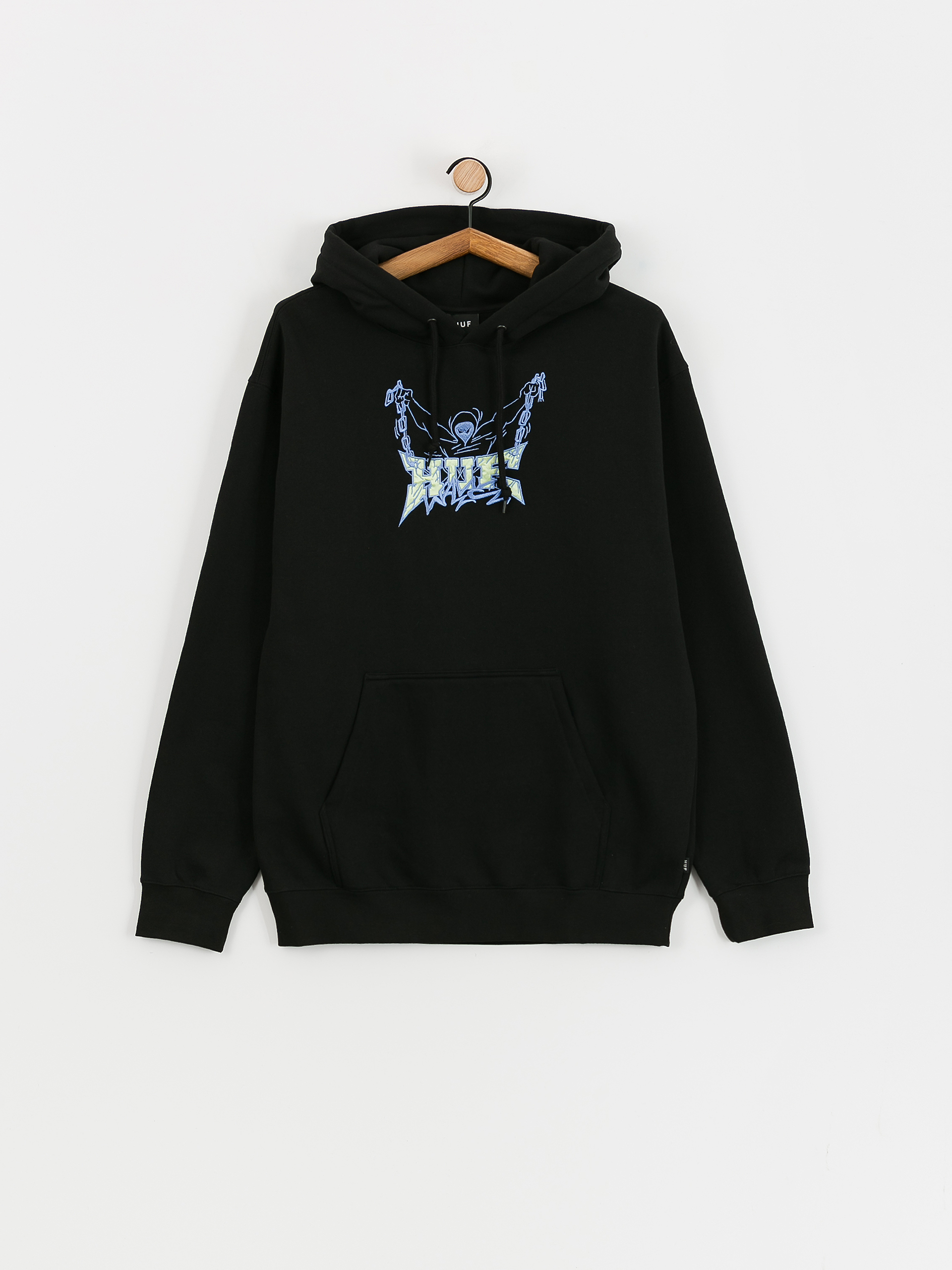 Bluza z kapturem HUF Zine HD (black)