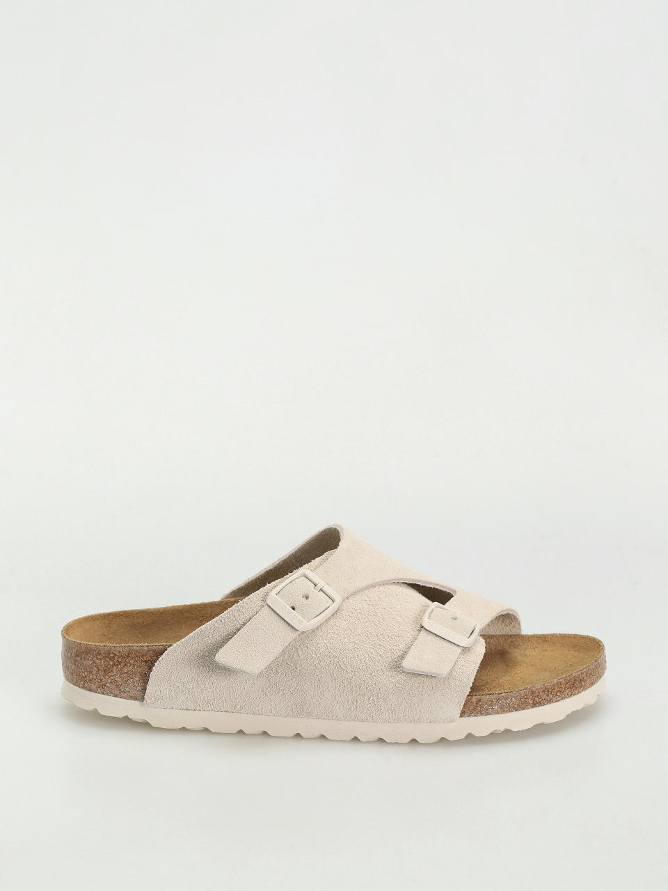 Klapki Birkenstock Zurich Suede Leather Narrow Wmn (antique white)