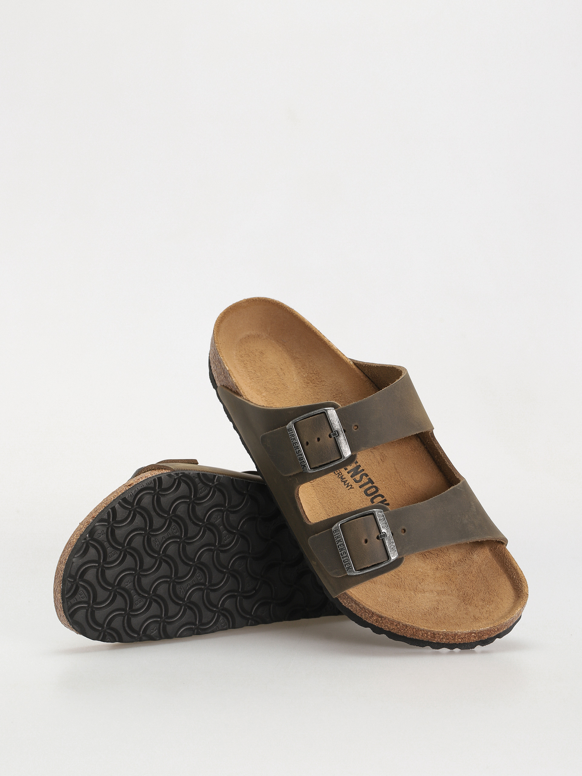 Klapki Birkenstock Arizona Oiled Leather Regular (faded khaki)