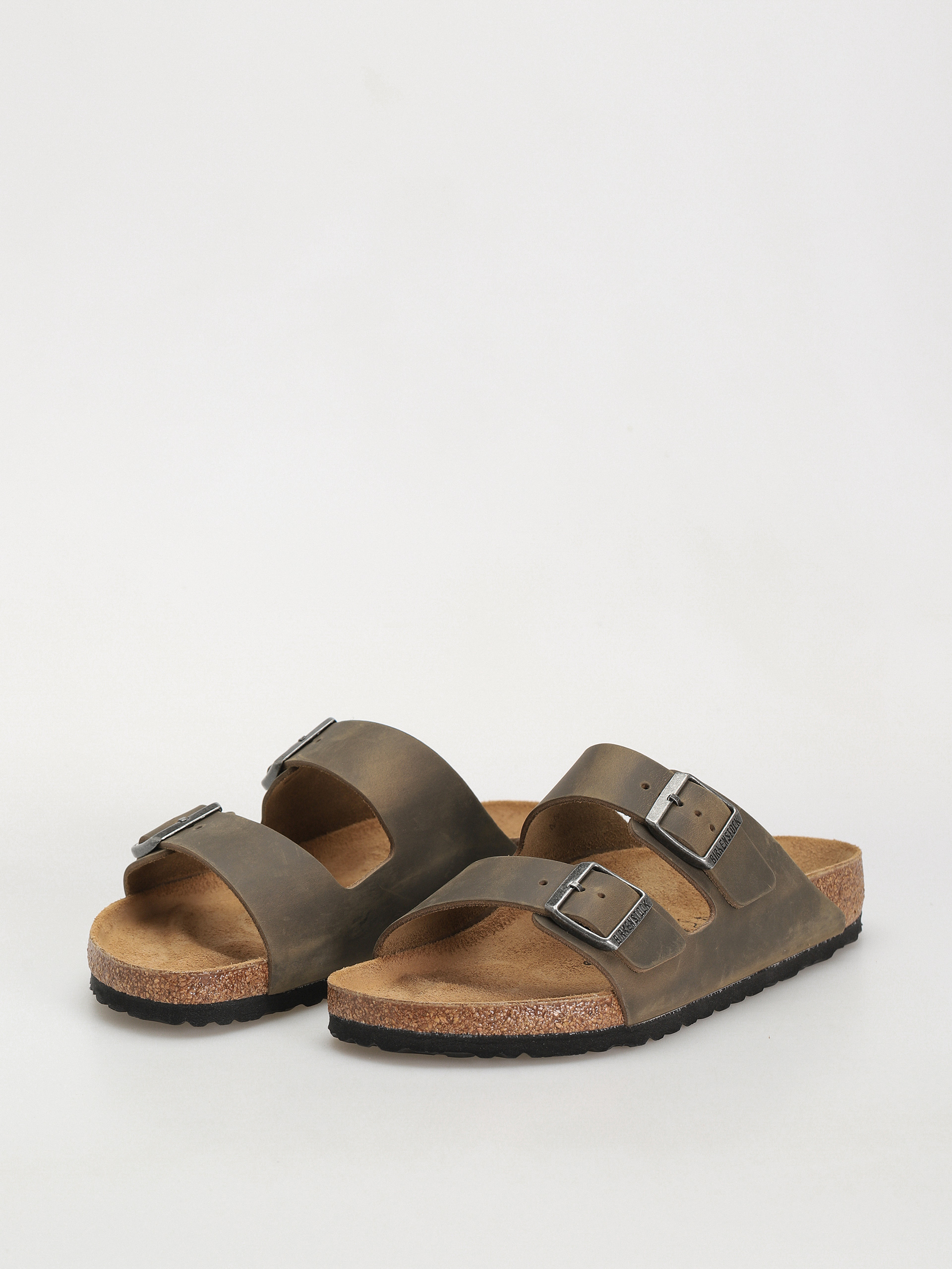 Klapki Birkenstock Arizona Oiled Leather Regular (faded khaki)