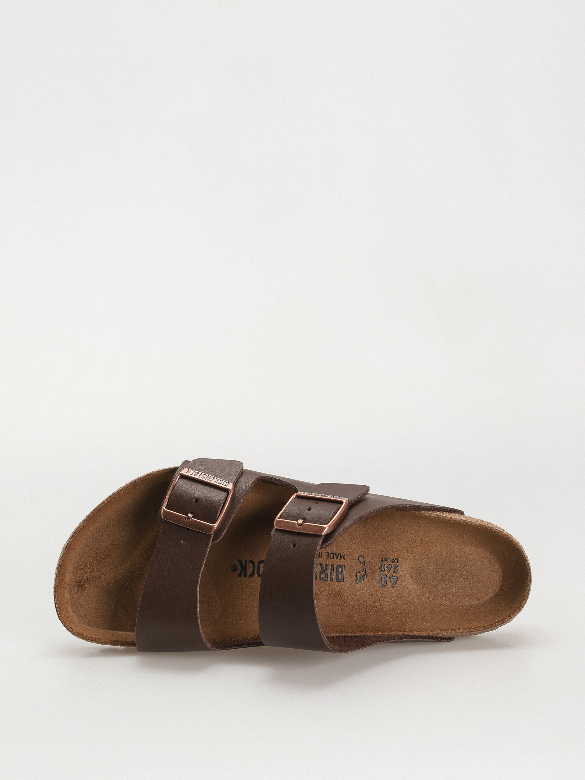 Klapki Birkenstock Arizona Birko Flor Regular (dark brown)