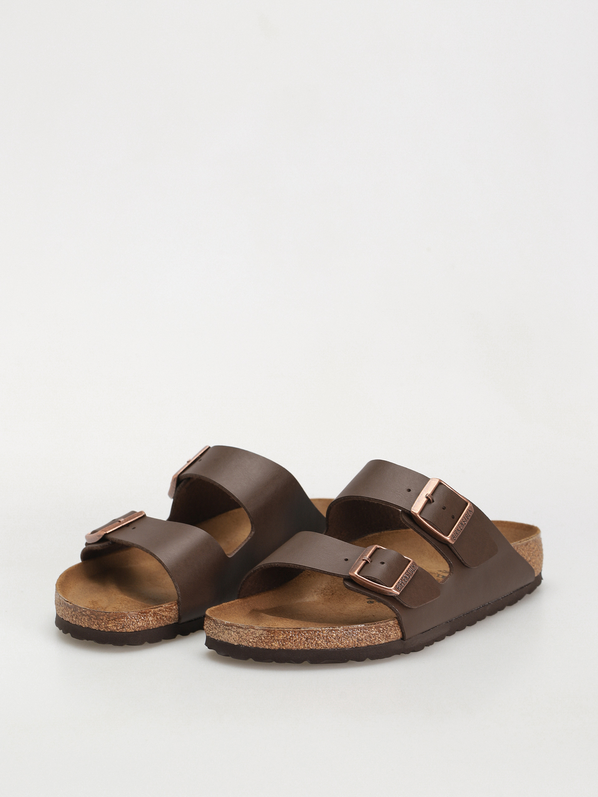 Klapki Birkenstock Arizona Birko Flor Regular (dark brown)