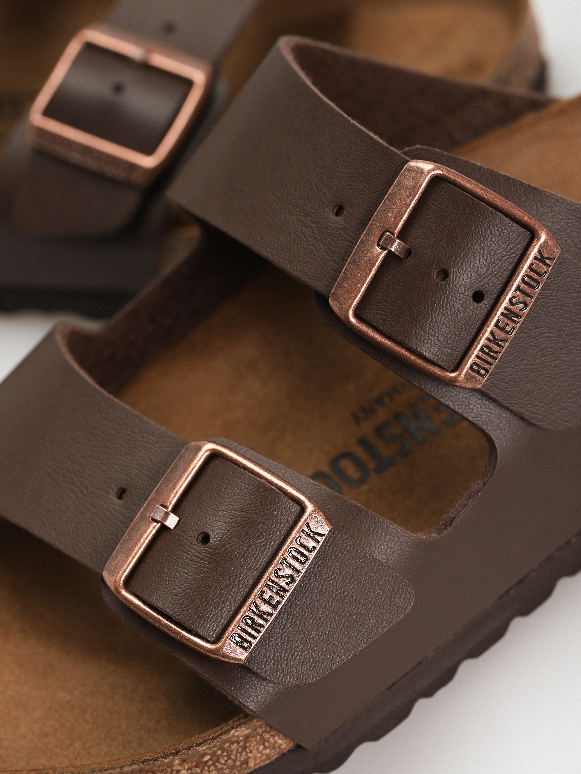 Klapki Birkenstock Arizona Birko Flor Regular (dark brown)