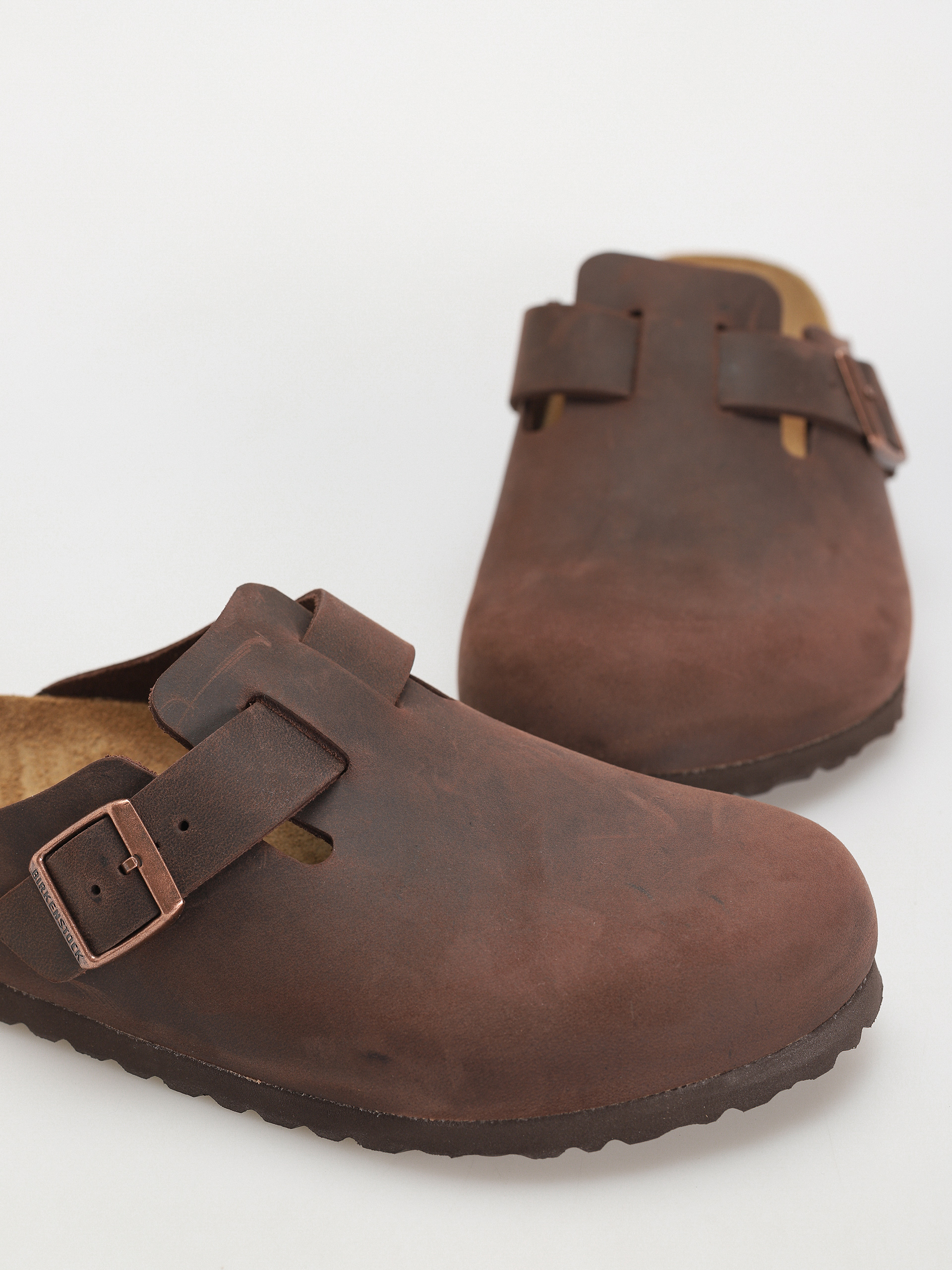 Klapki Birkenstock Boston Oiled Leather Regular (habana)