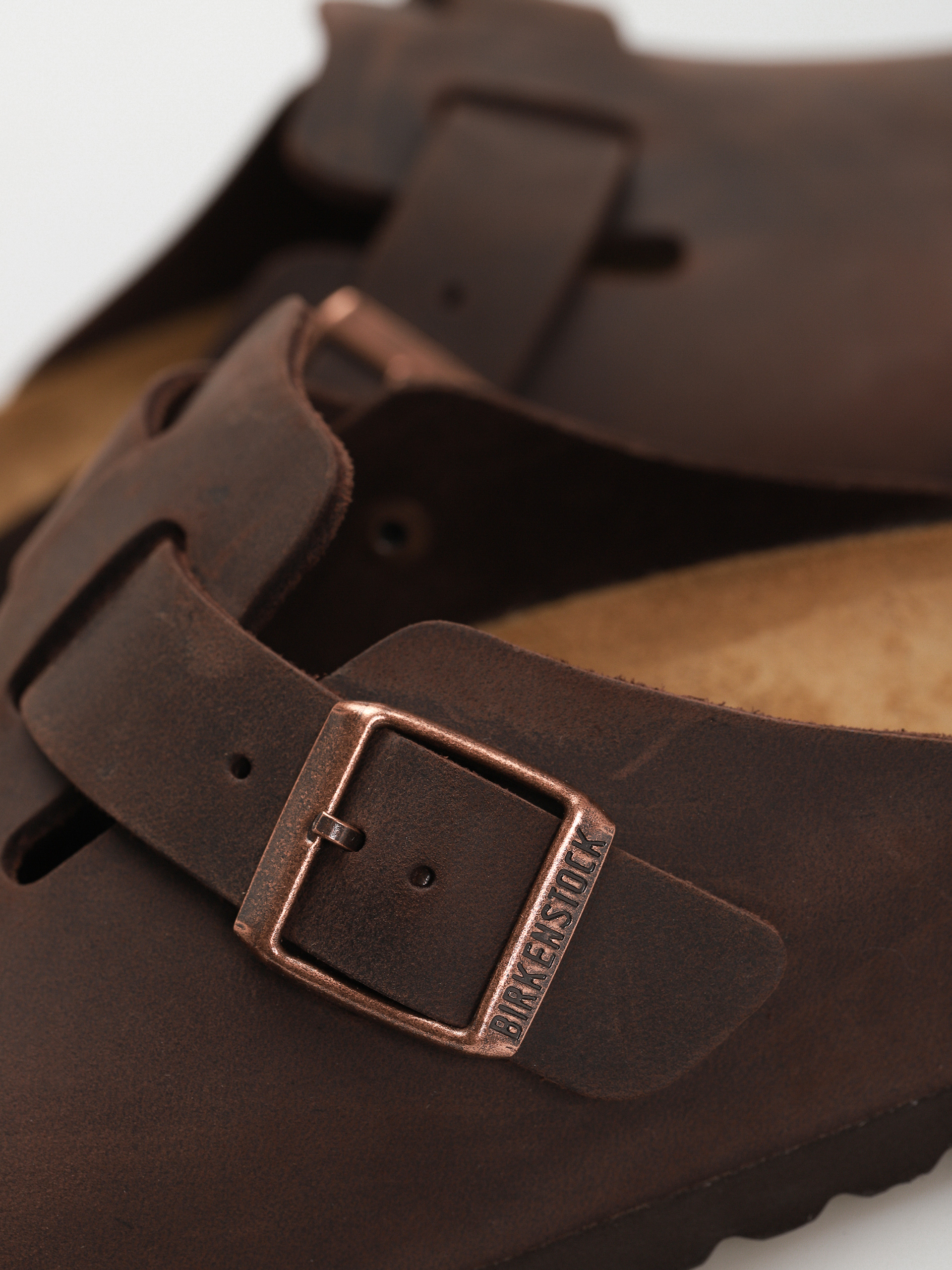 Klapki Birkenstock Boston Oiled Leather Regular (habana)