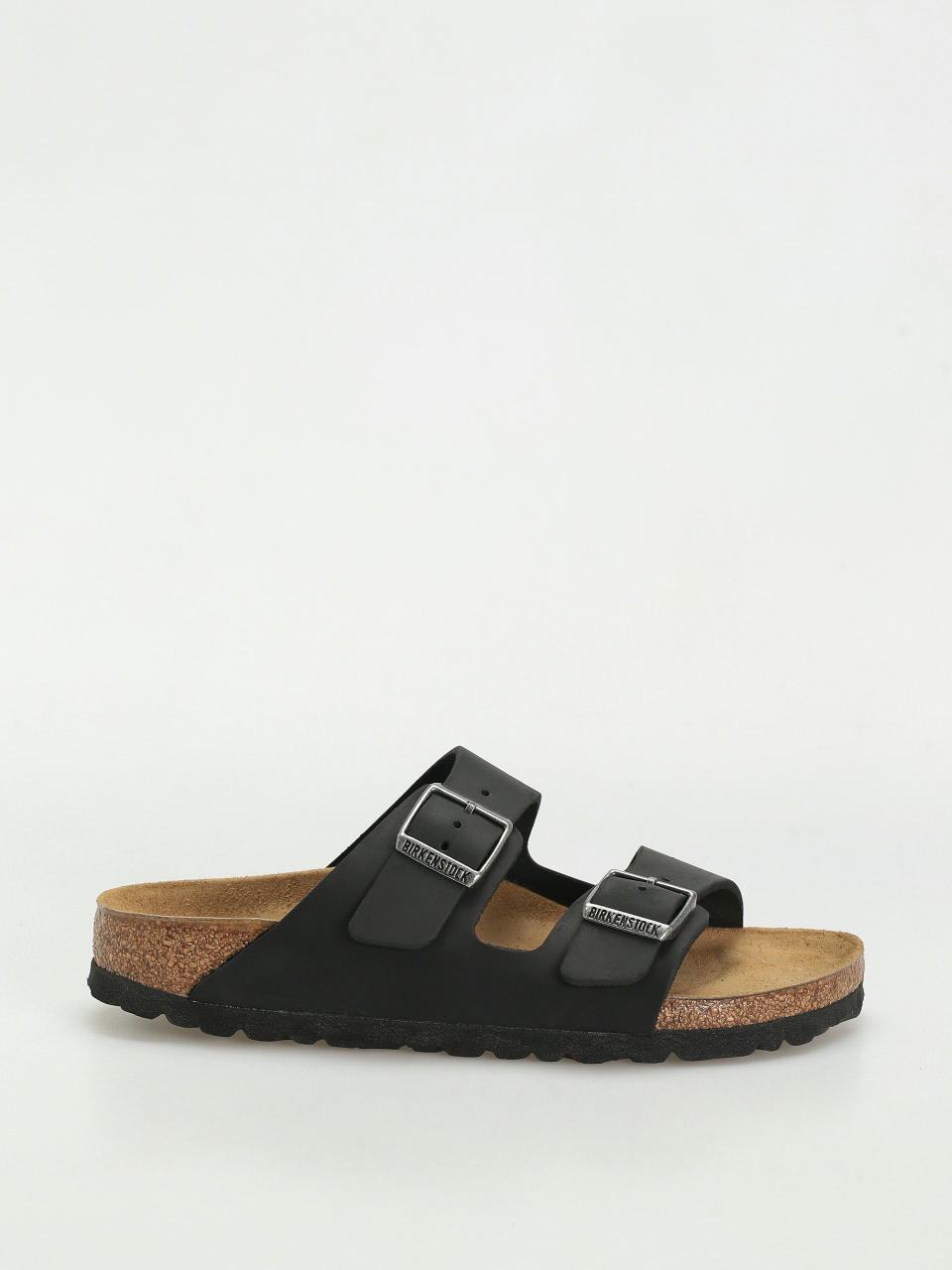 Klapki Birkenstock Arizona Oiled Leather Narrow Wmn (black)