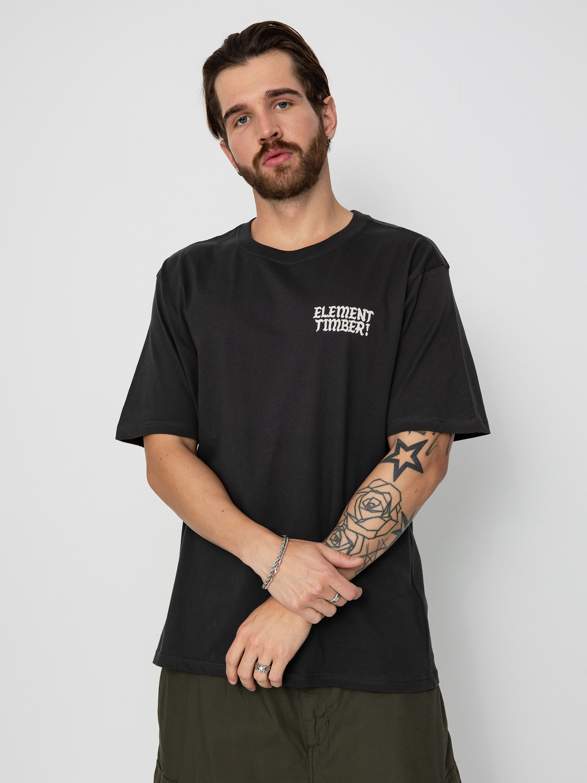 T-shirt Element Timber Jester (off black)