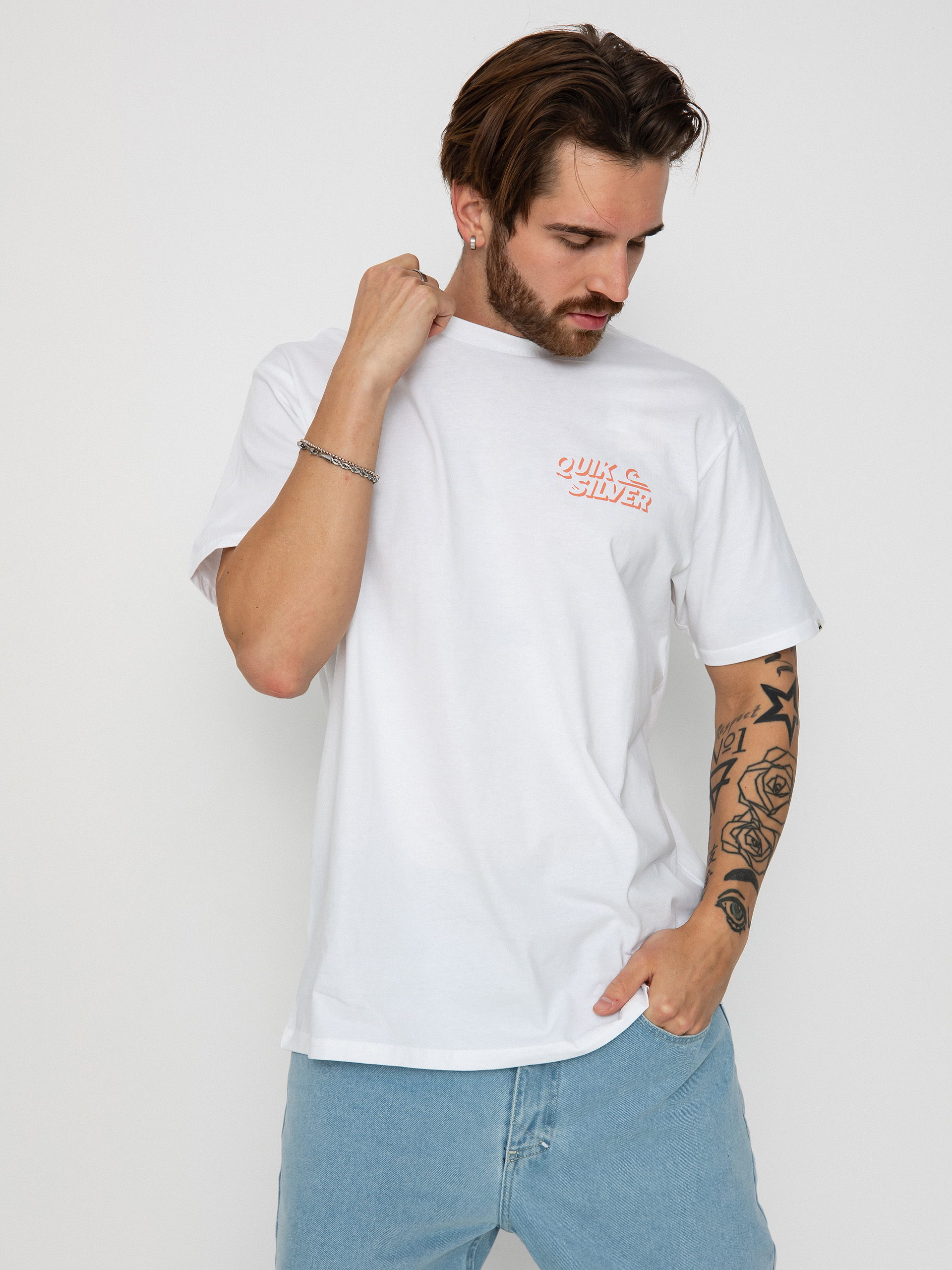 T-shirt Quiksilver Shadow Knock (white)
