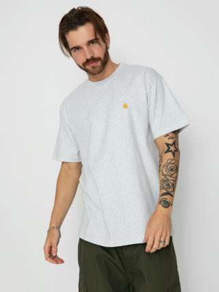 T-shirt Carhartt WIP Chase (ash heather/gold)