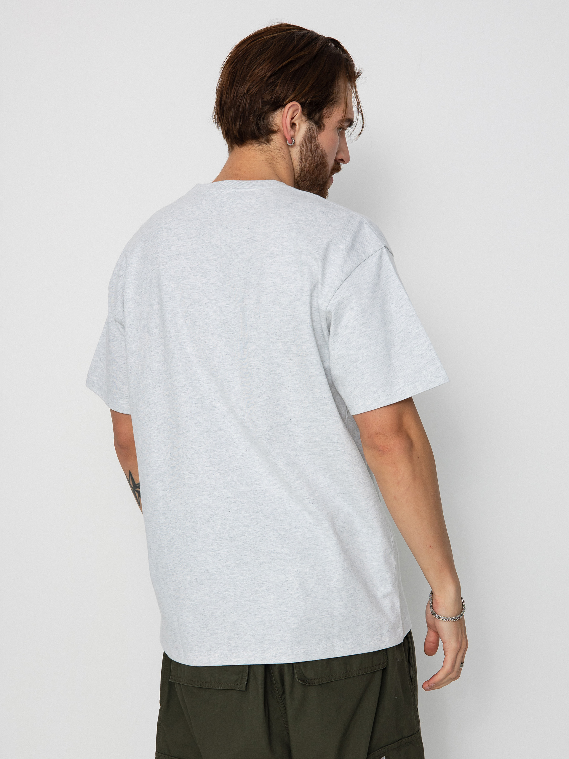 T-shirt Carhartt WIP Chase (ash heather/gold)