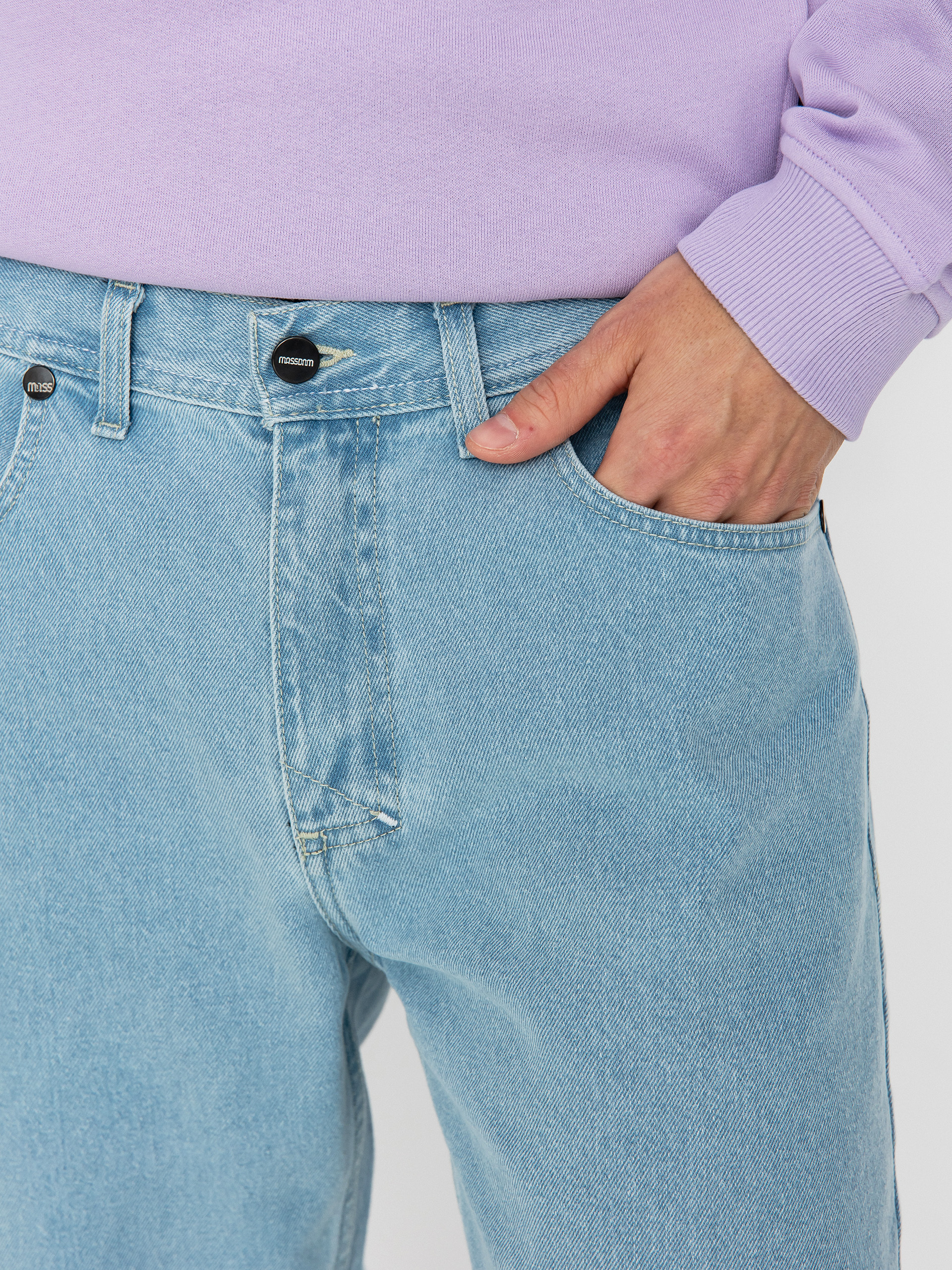 Spodnie MassDnm Jeans Box (light blue)