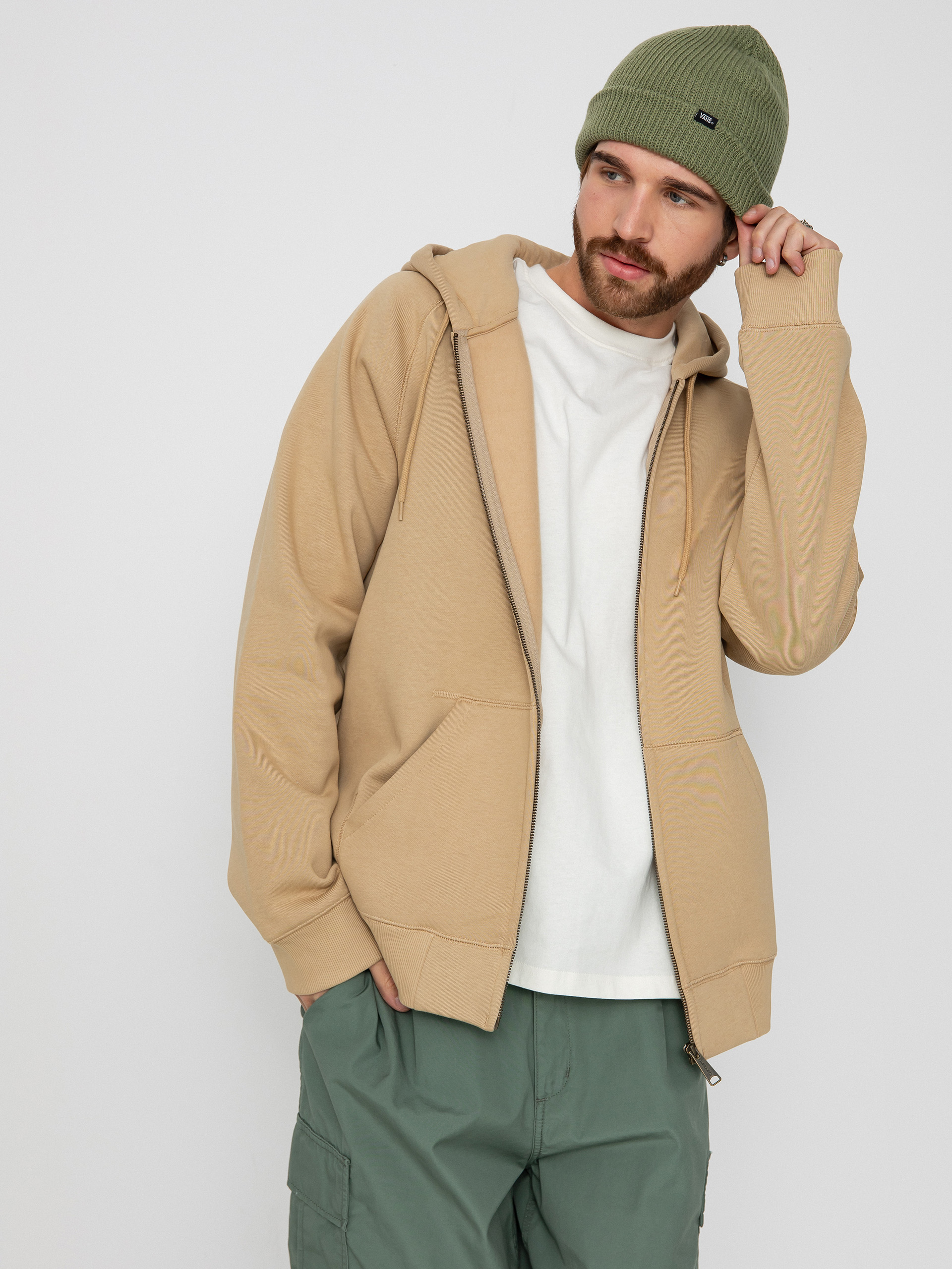 Bluza z kapturem Carhartt WIP Chase ZHD (sable/gold)