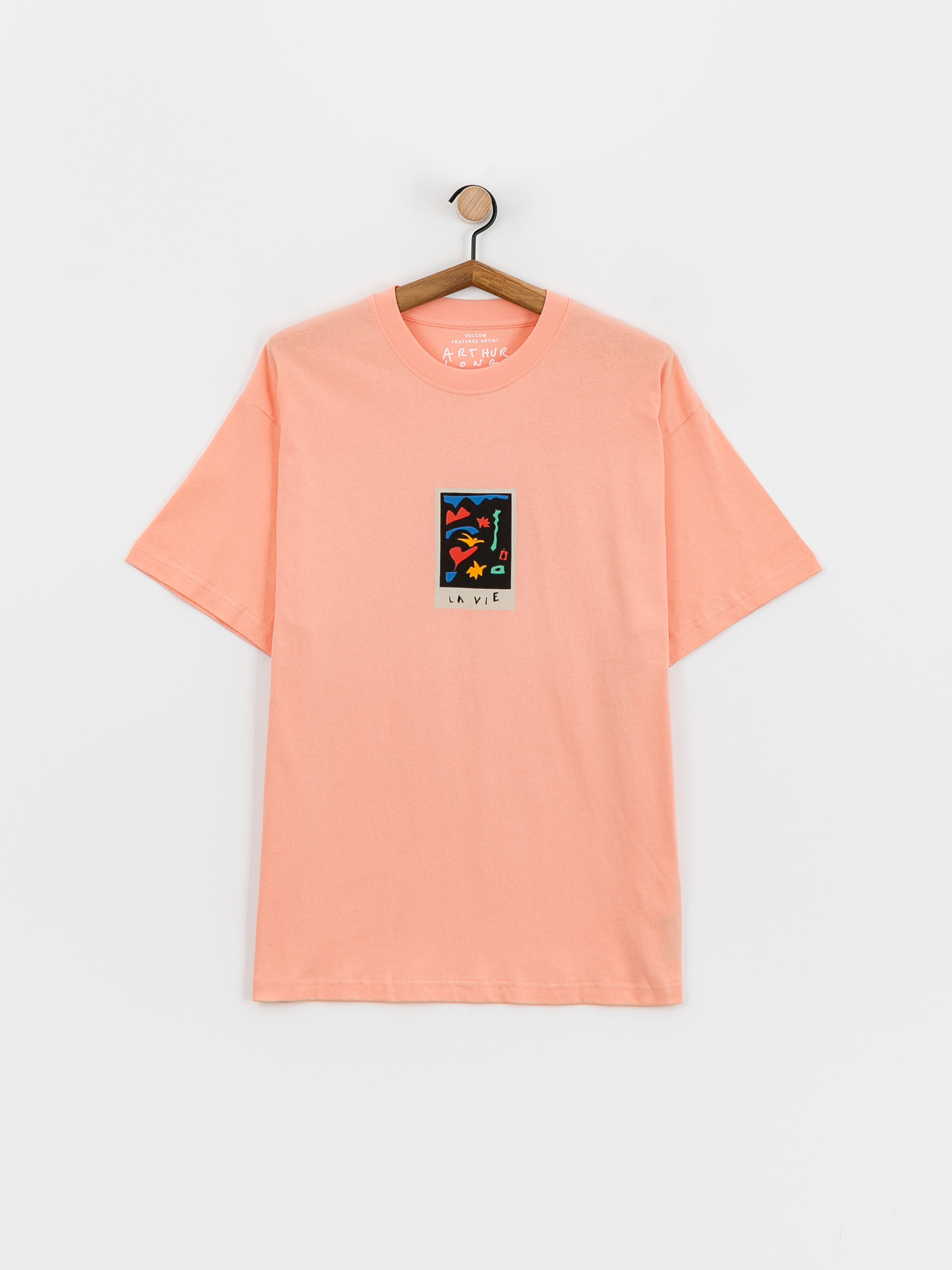 T-shirt Volcom Fa Arthur Longo 3 Lse (salmon)