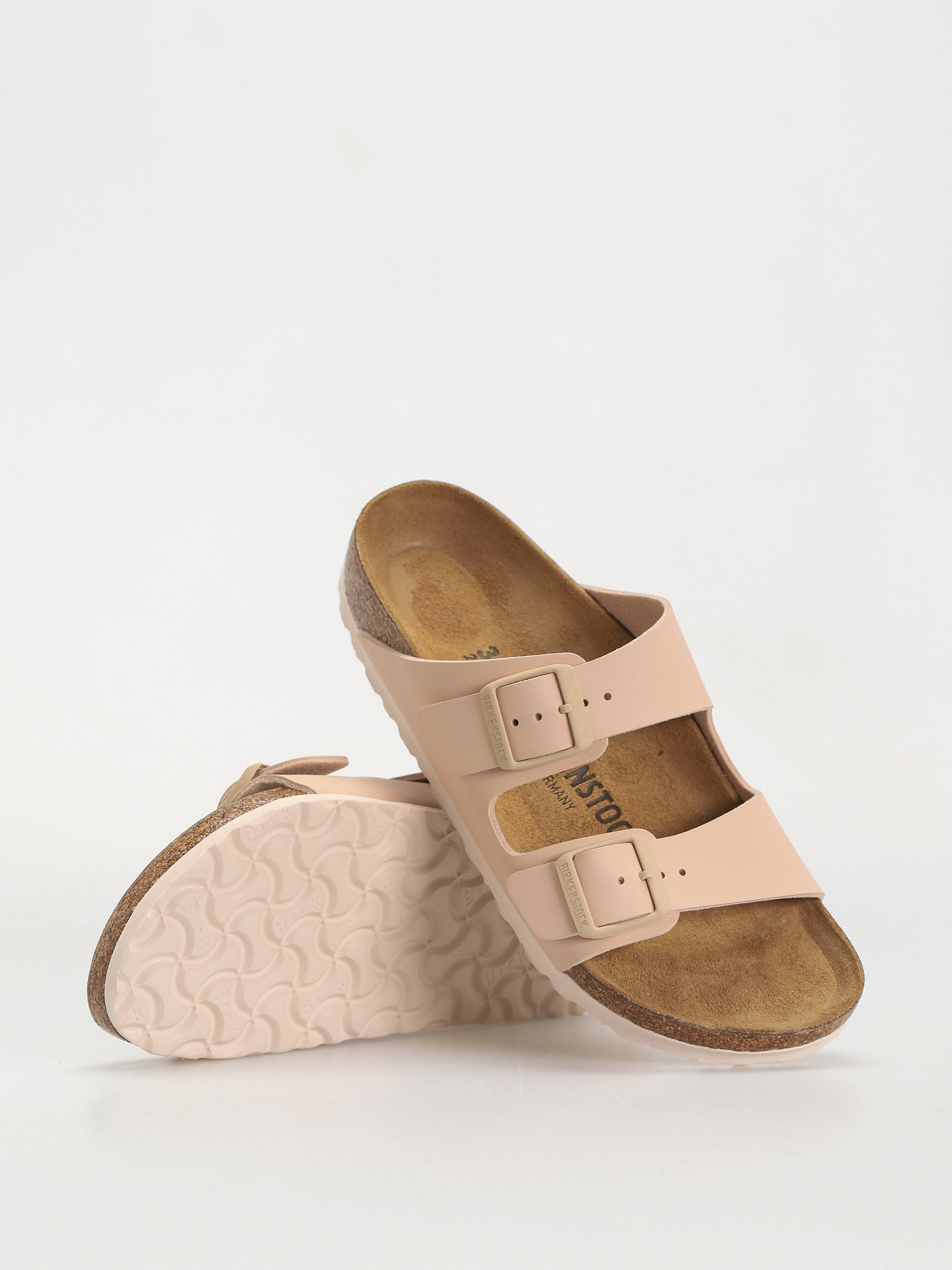 Klapki Birkenstock Arizona Birko Flor Narrow Wmn (nude)