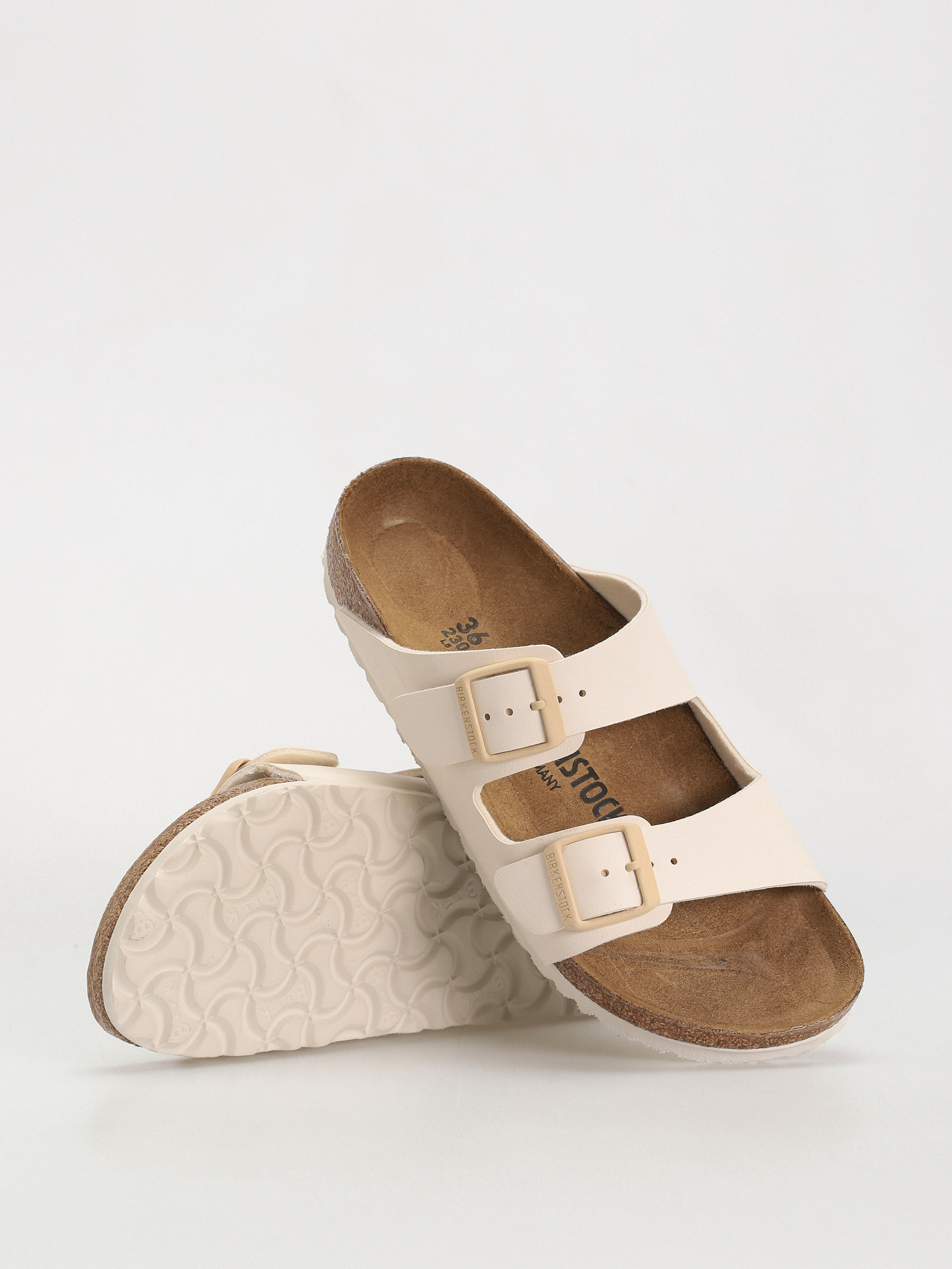 Klapki Birkenstock Arizona Birko Flor Narrow Wmn (eggshell)
