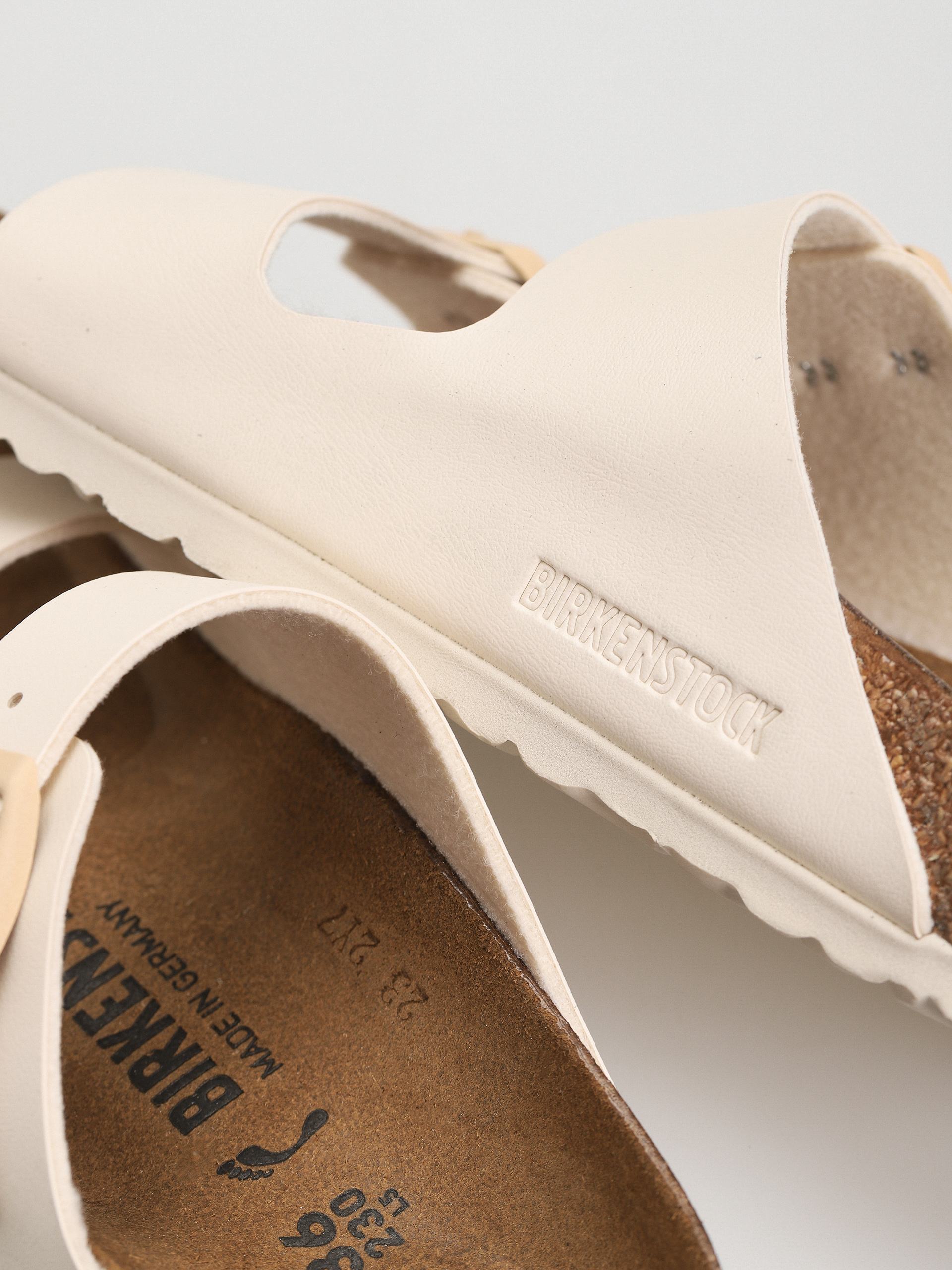 Klapki Birkenstock Arizona Birko Flor Narrow Wmn (eggshell)