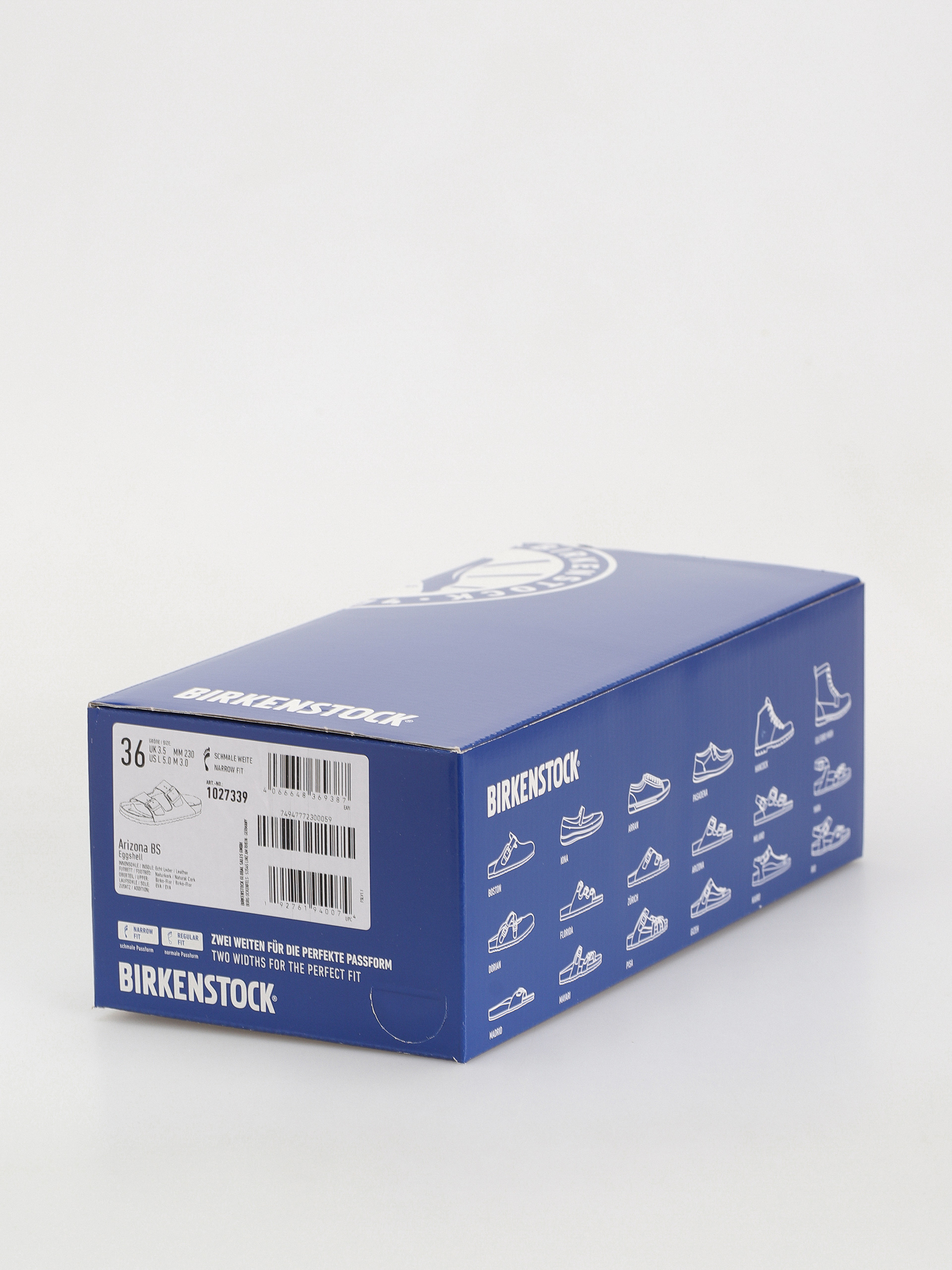 Klapki Birkenstock Arizona Birko Flor Narrow Wmn (eggshell)