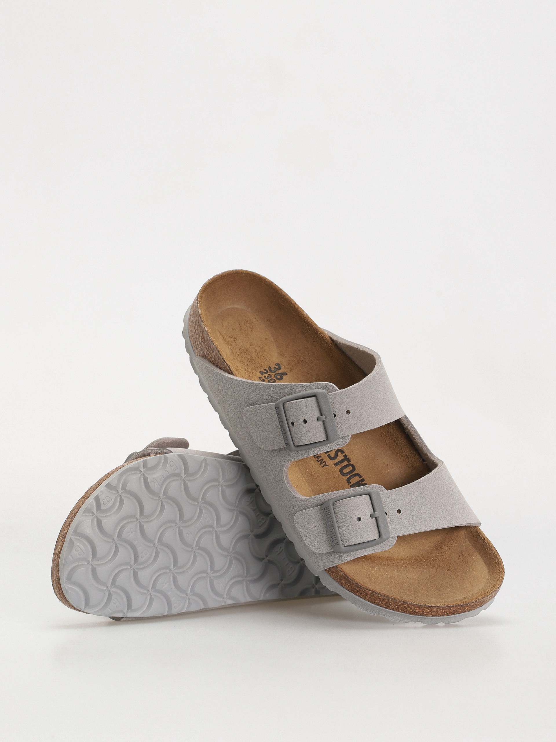 Klapki Birkenstock Arizona Birko Flor Narrow Wmn (stone coin)