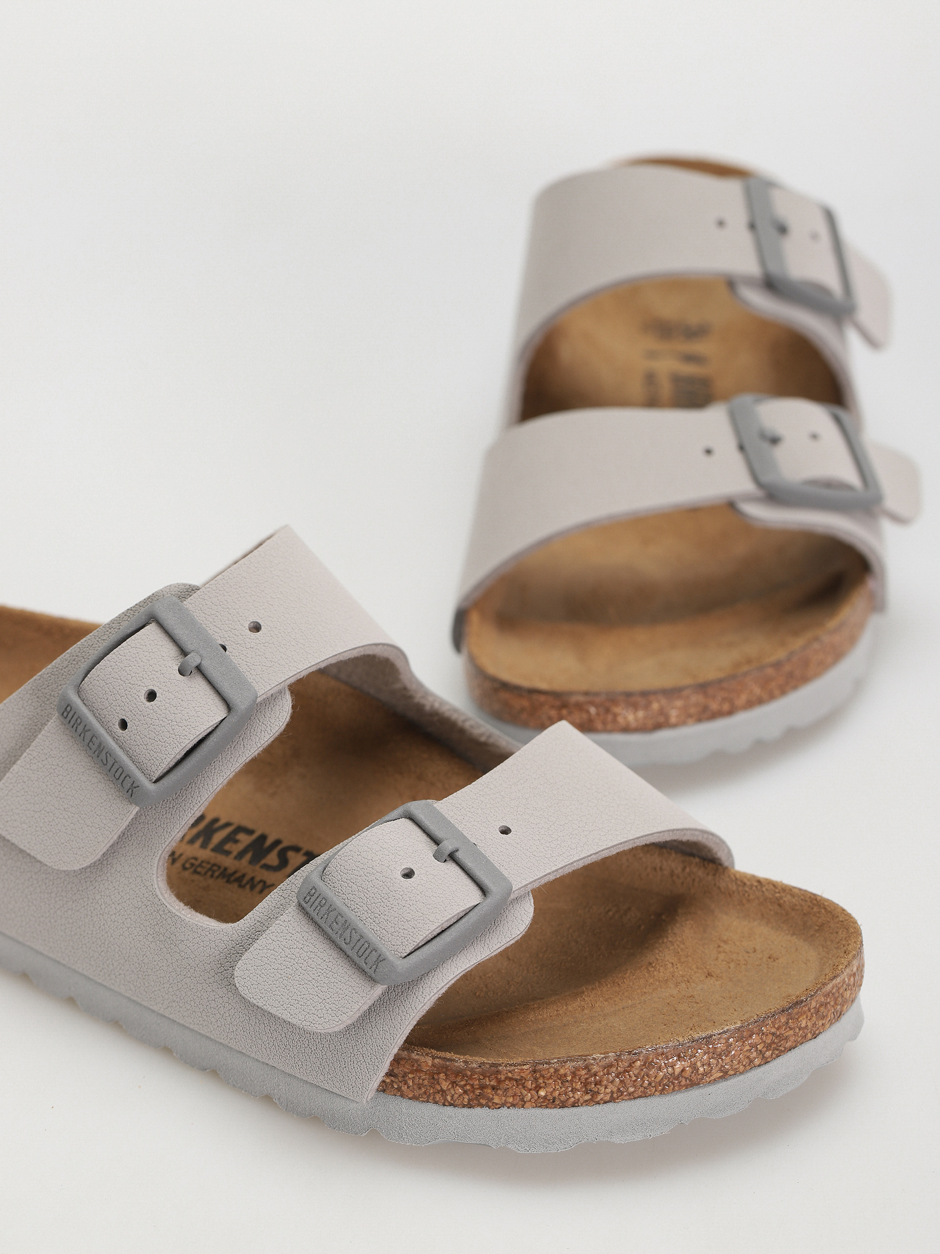 Klapki Birkenstock Arizona Birko Flor Narrow Wmn (stone coin)