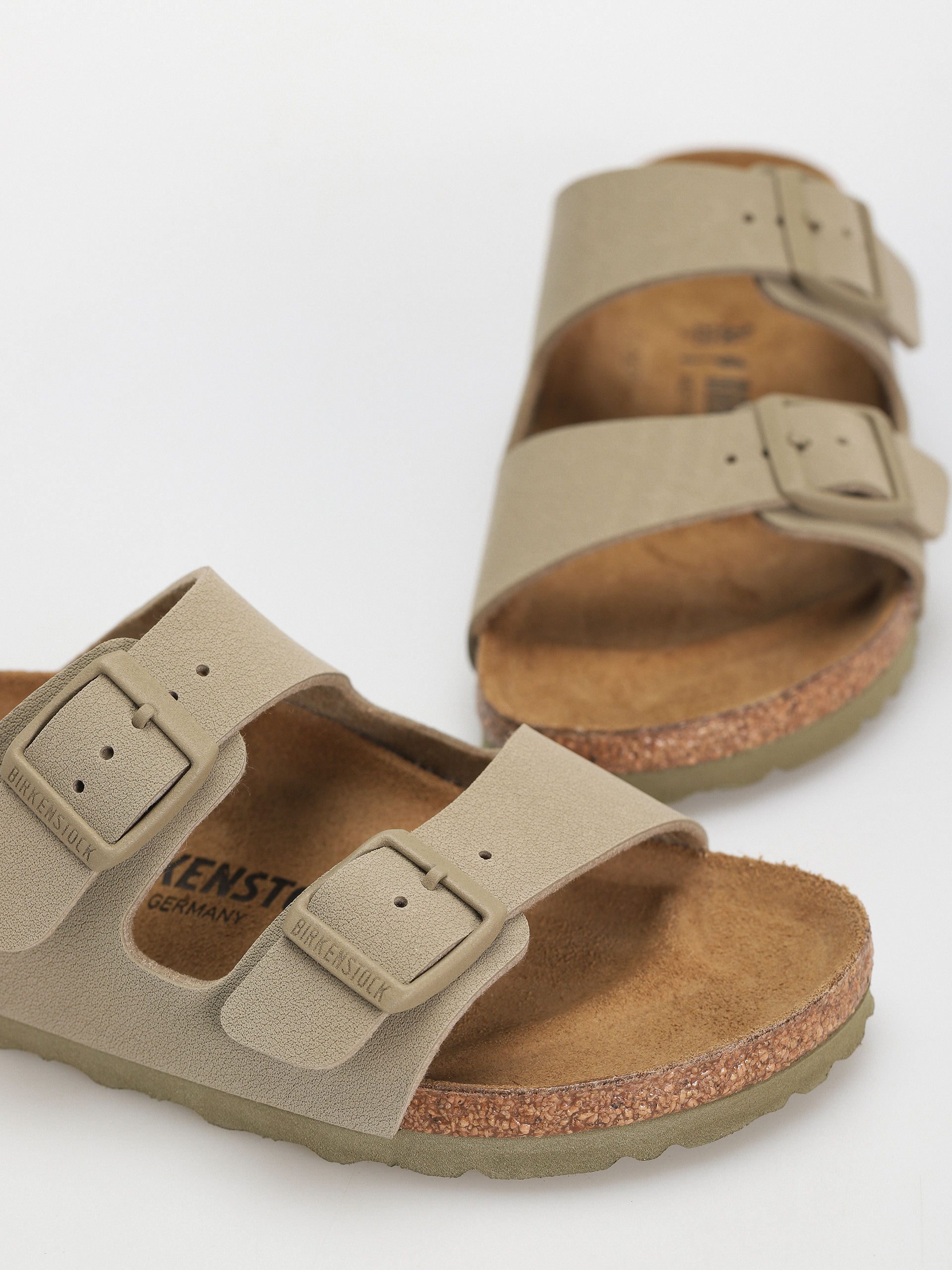 Klapki Birkenstock Arizona Birko Flor Narrow Wmn (faded khaki)