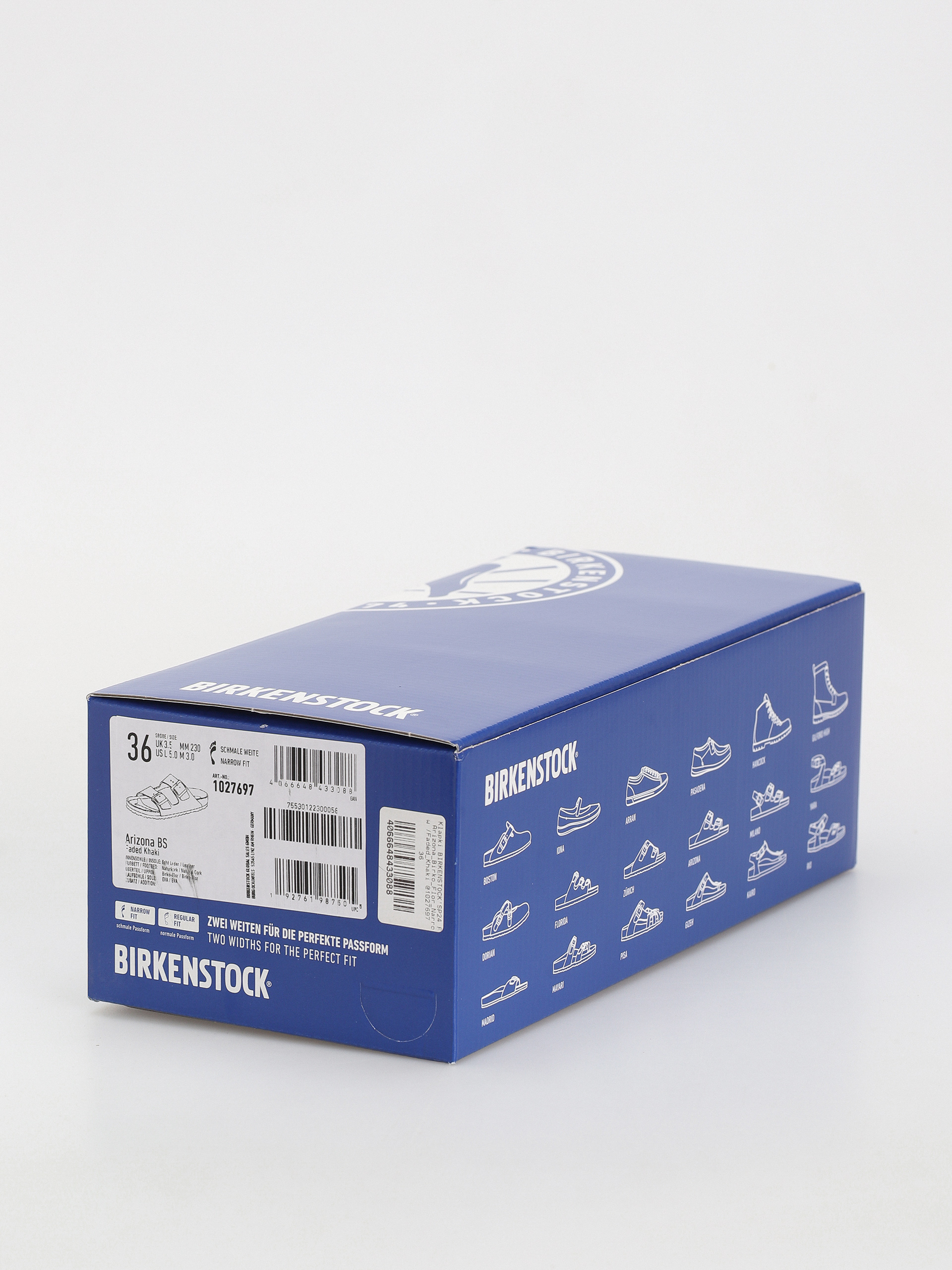 Klapki Birkenstock Arizona Birko Flor Narrow Wmn (faded khaki)