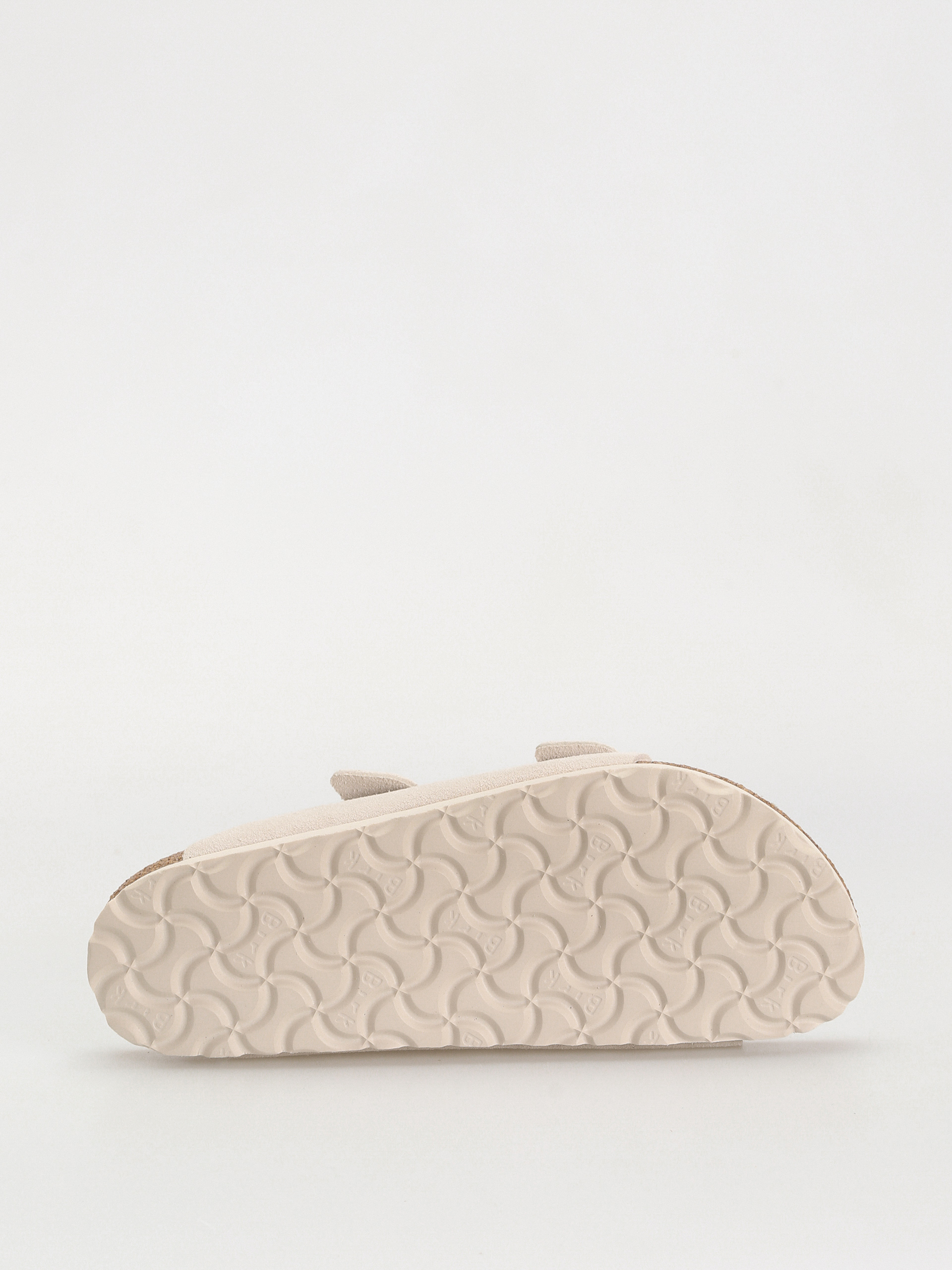 Klapki Birkenstock Arizona Suede Leather Narrow Wmn (antique white)