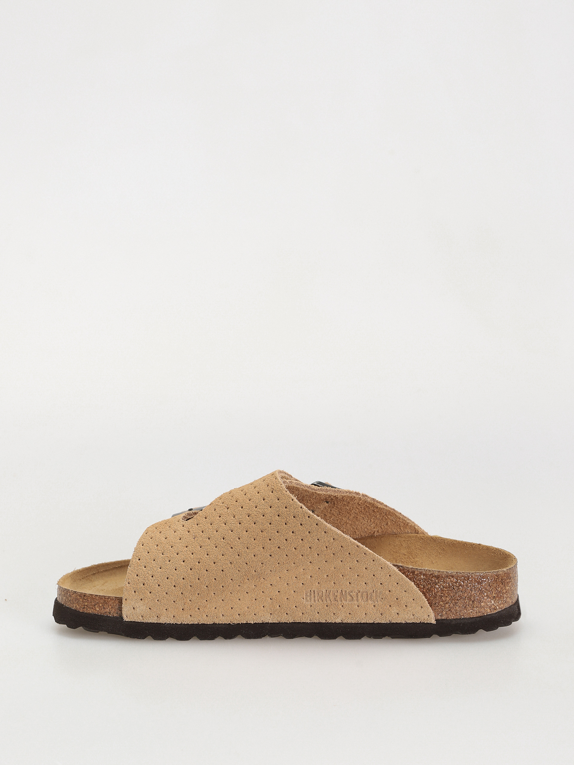 Klapki Birkenstock Zurich Suede Embossed Narrow Wmn (emboss dots new beige)