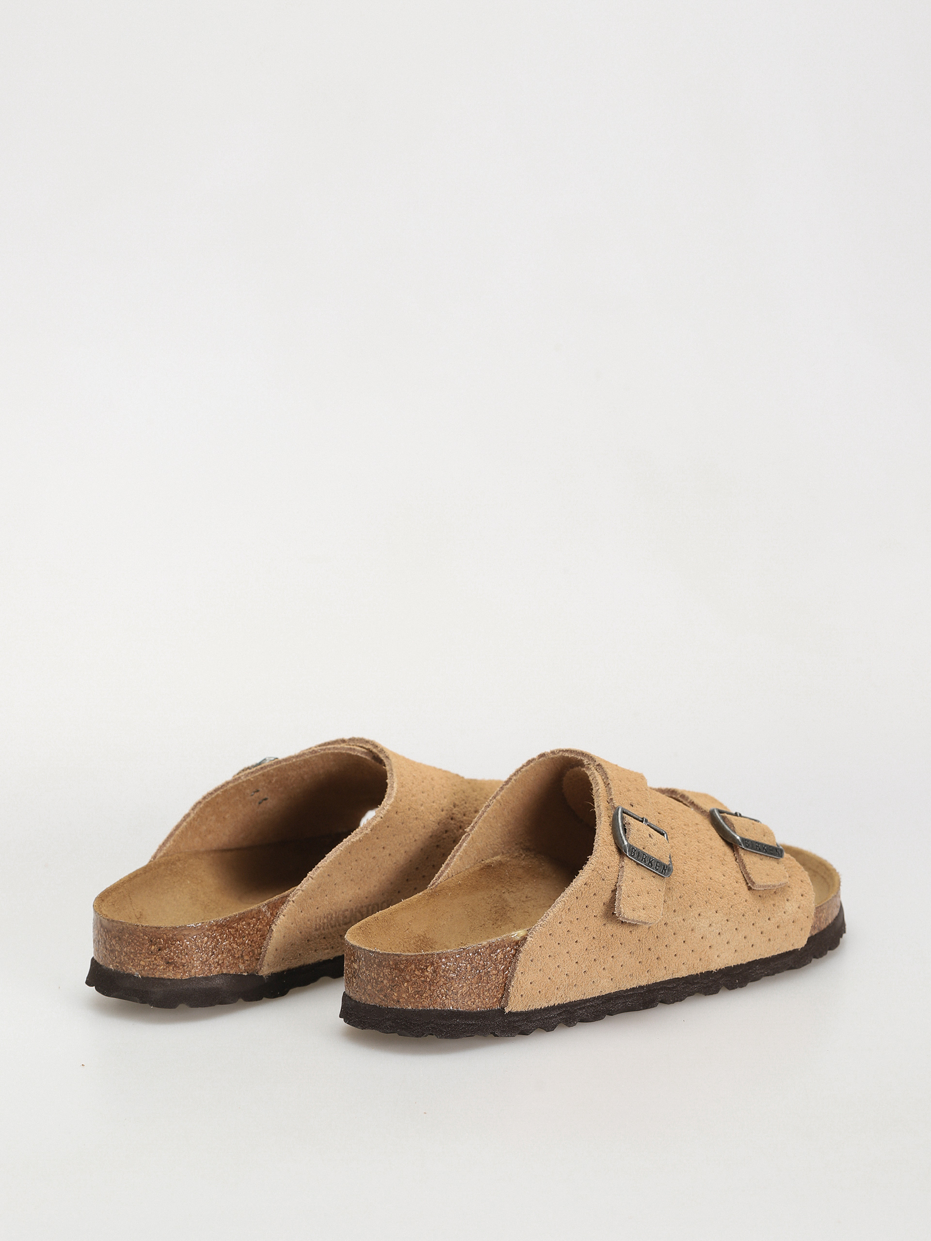 Klapki Birkenstock Zurich Suede Embossed Narrow Wmn (emboss dots new beige)