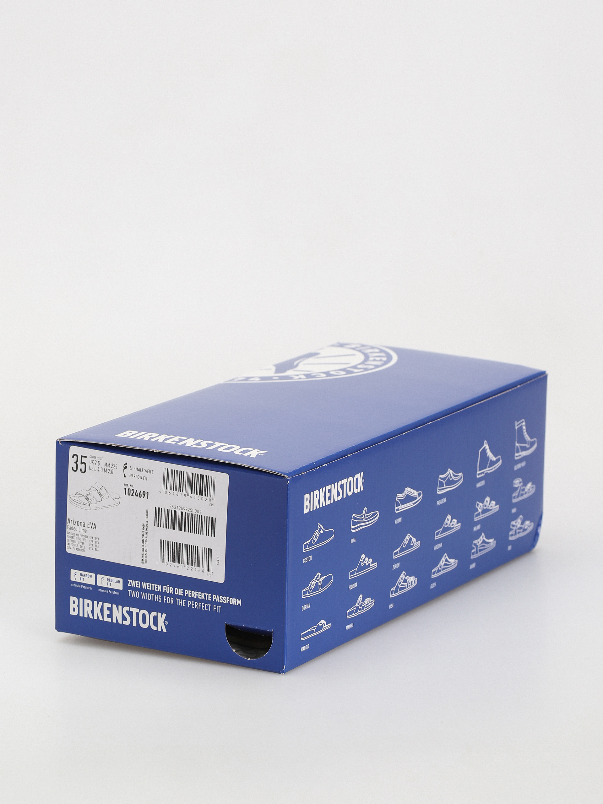 Klapki Birkenstock Arizona Essentials EVA Narrow Wmn (faded lime)