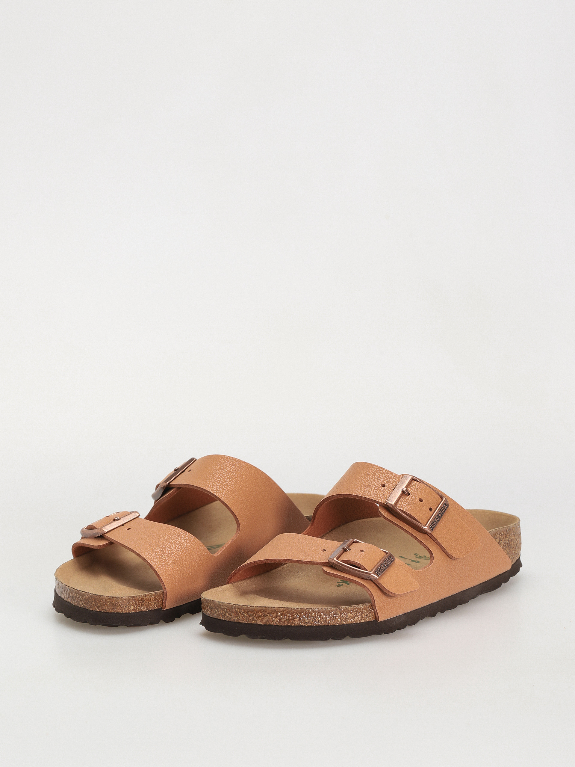 Klapki Birkenstock Arizona Birko Flor Nubuck Narrow Wmn (pecan)