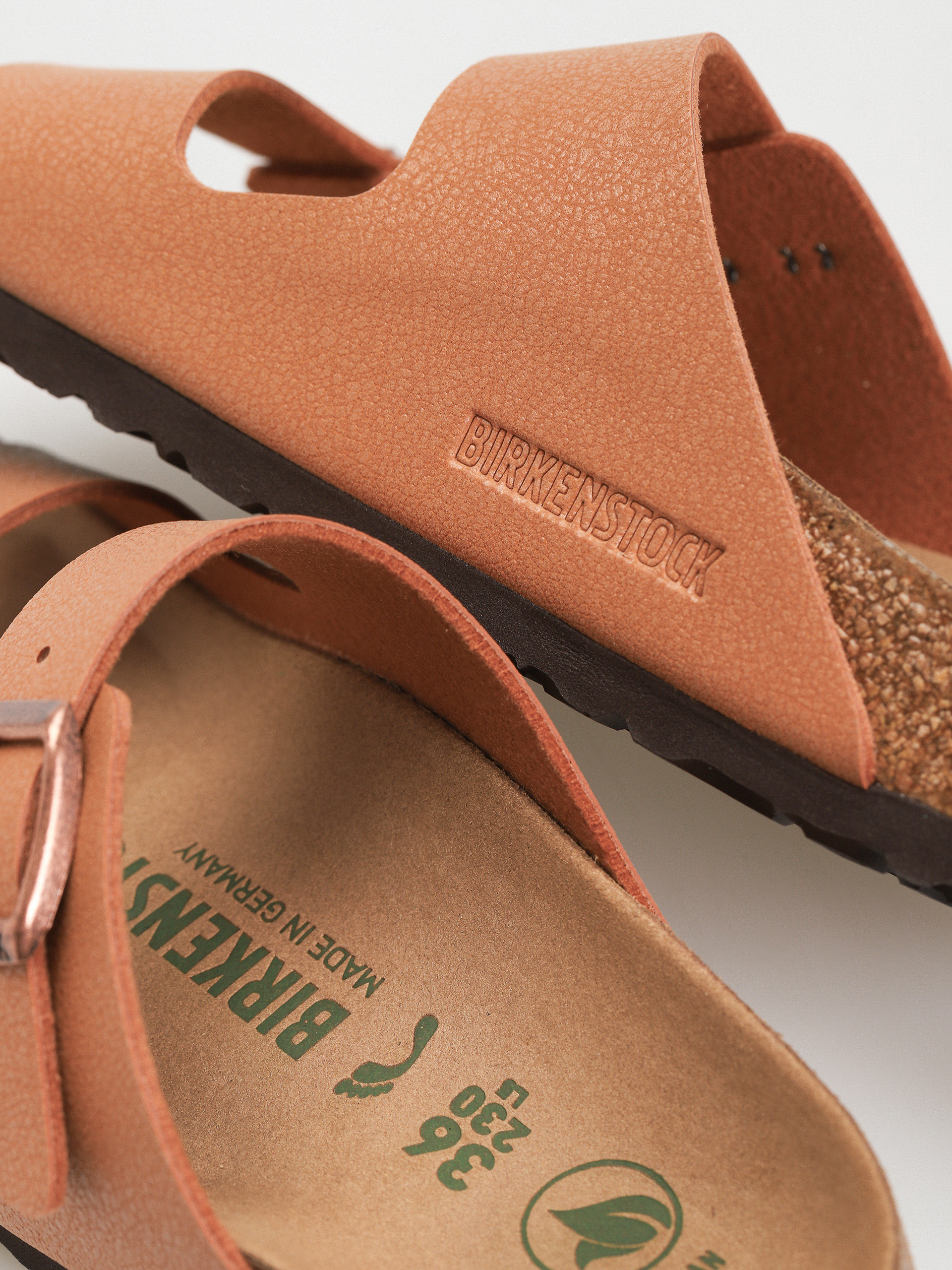 Klapki Birkenstock Arizona Birko Flor Nubuck Narrow Wmn (pecan)