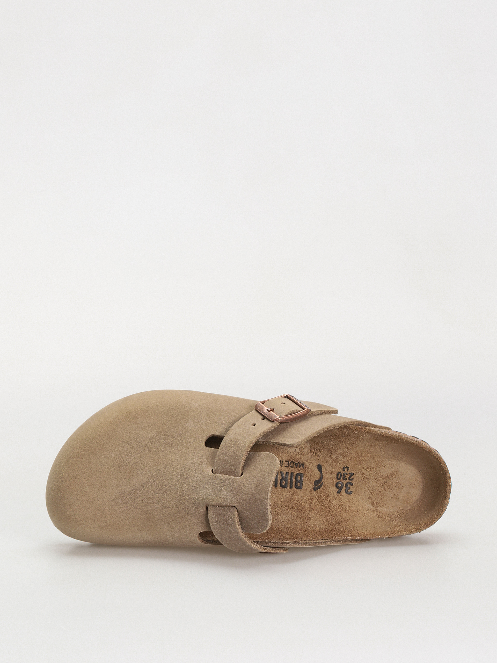 Klapki Birkenstock Boston Oiled Leather Narrow Wmn (tobacco brown)