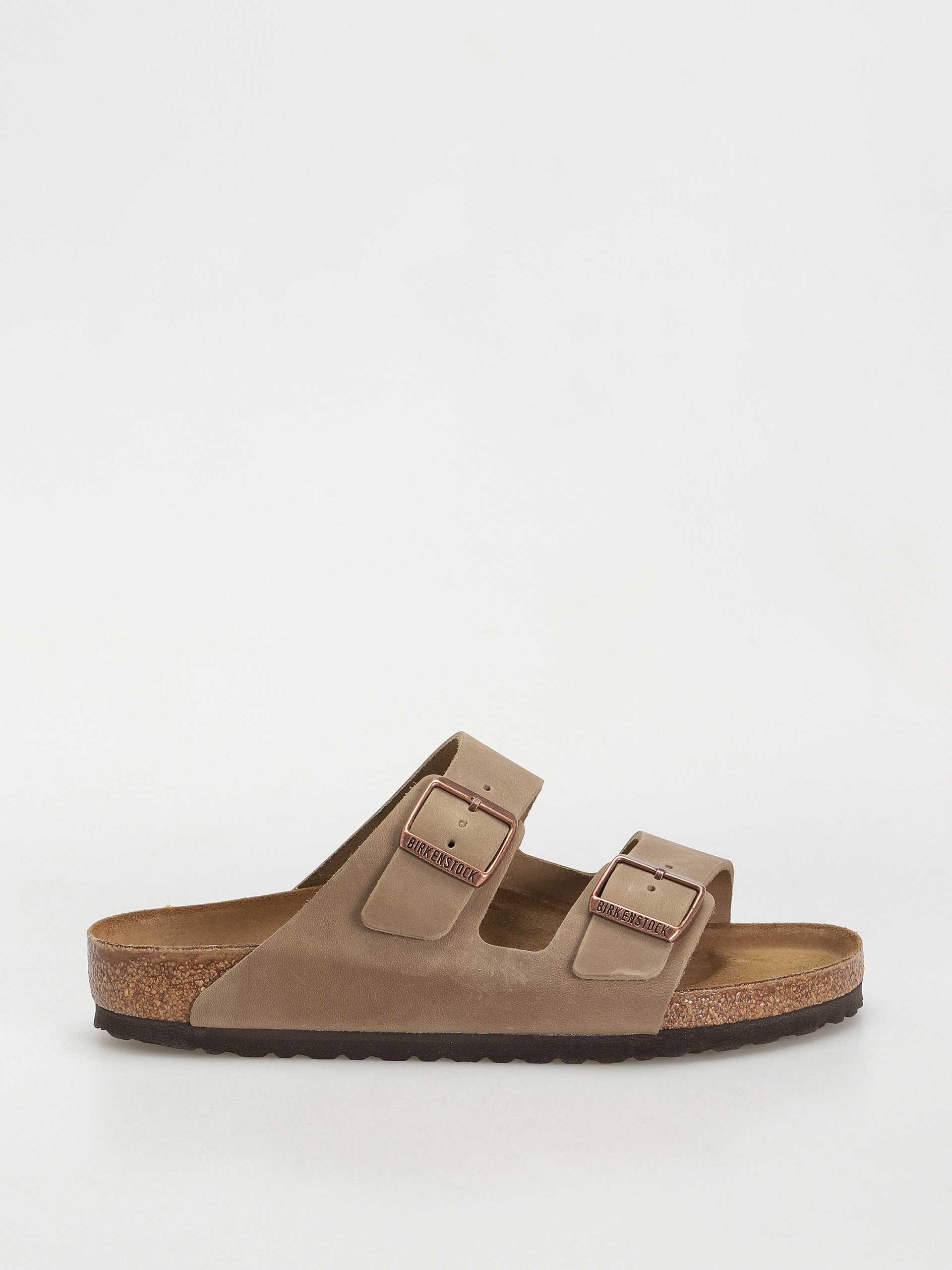 Klapki Birkenstock Arizona Oiled Leather Regular (tobacco brown)