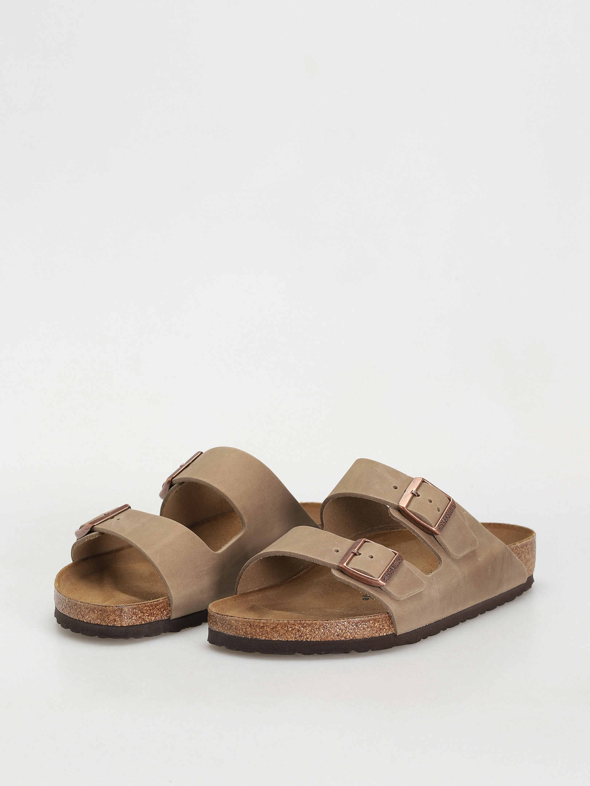 Klapki Birkenstock Arizona Oiled Leather Regular (tobacco brown)